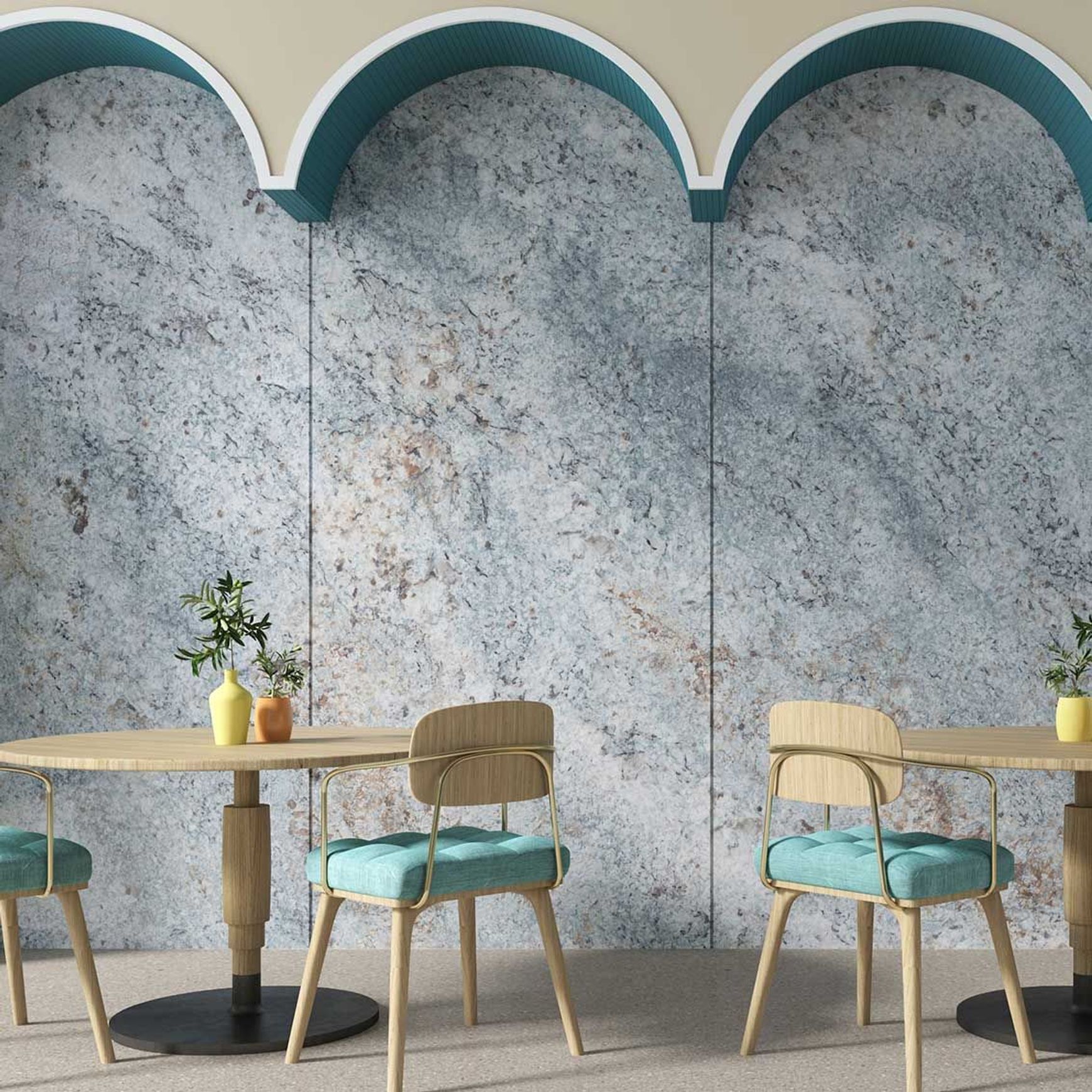Ocean Blue Polished Porcelain Tile 1200x2700