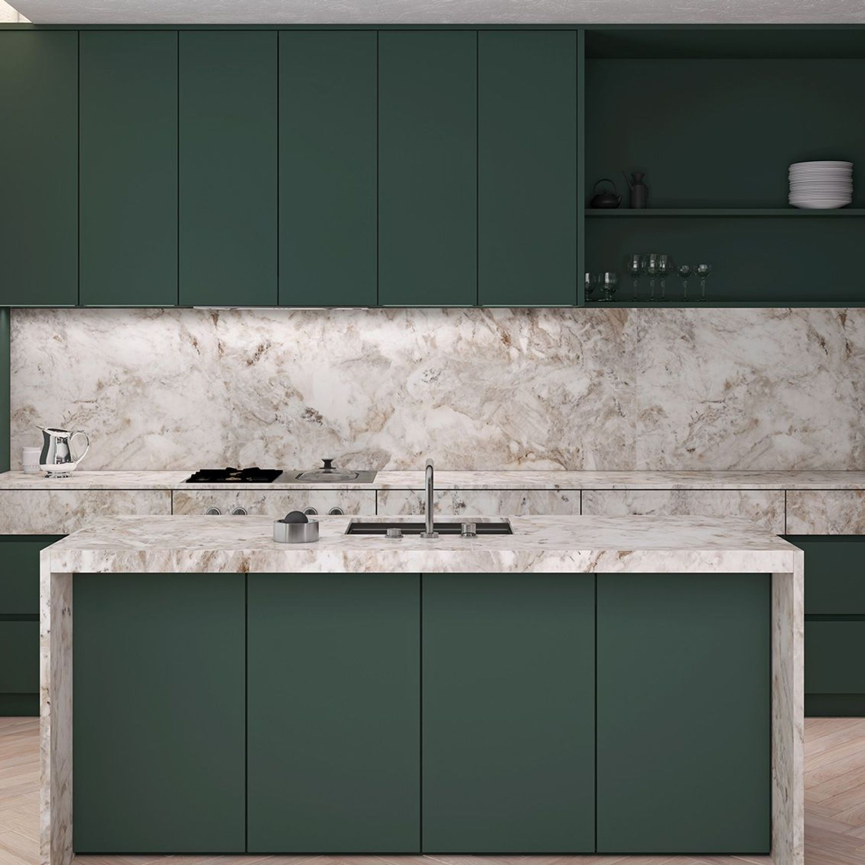 Van Gogh Gold Polished Porcelain Tile 1200x2700