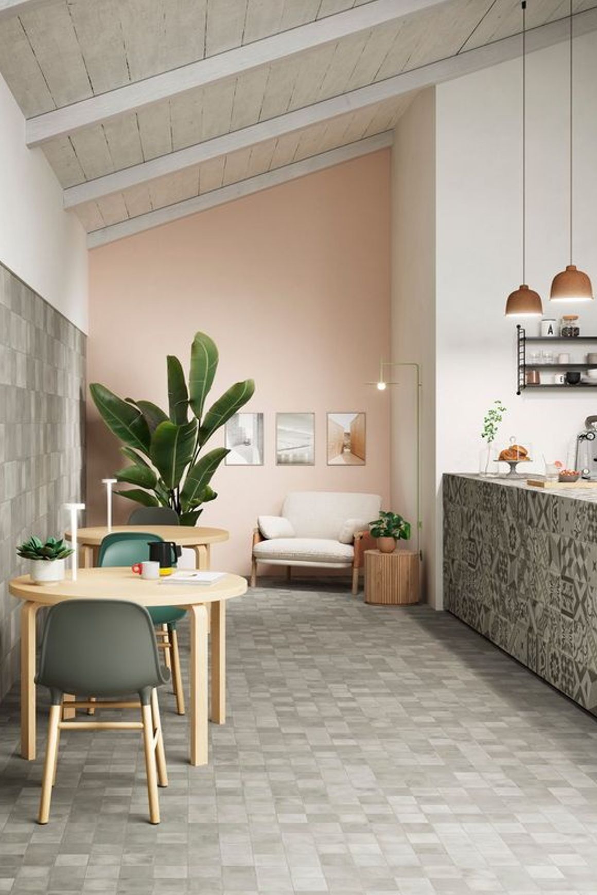 D Segni Blend Grigio Floor & Wall Tiles