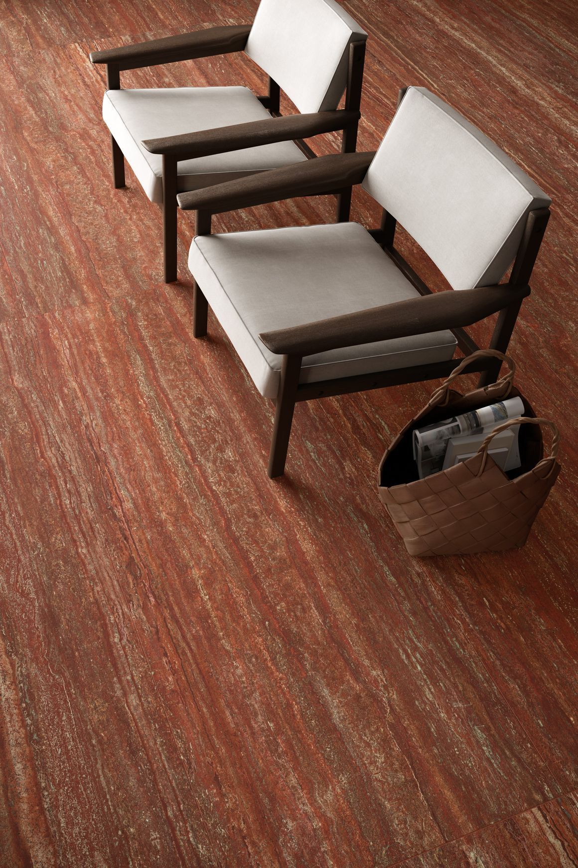 Trav Rosso Vein Matt 60x120