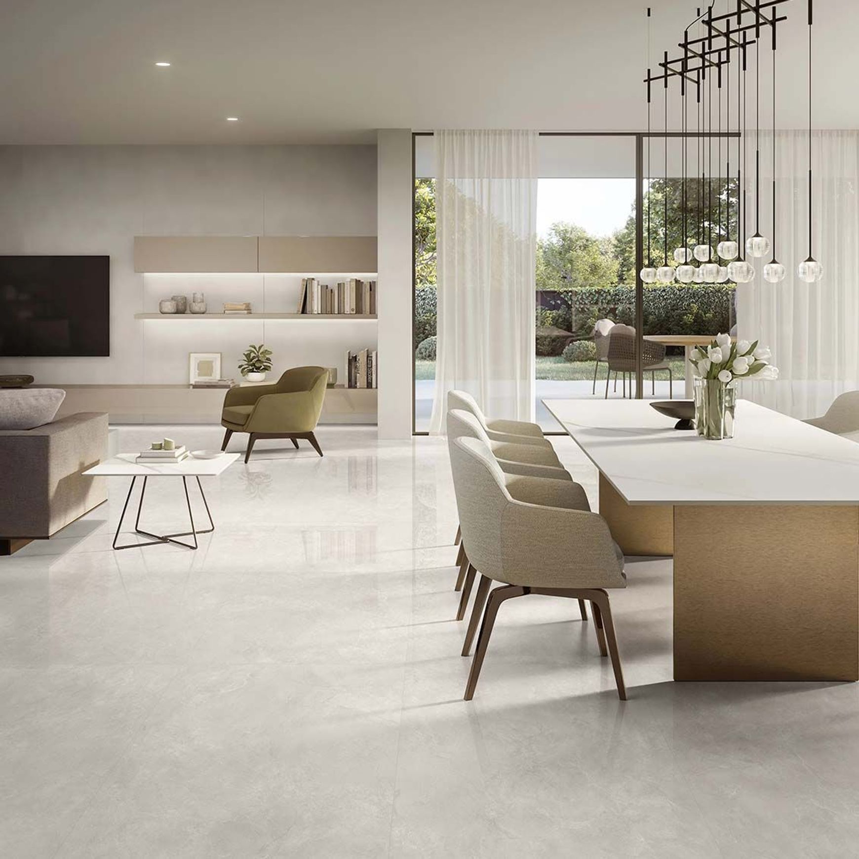 Real Stone Light Beige Polished 750x1500