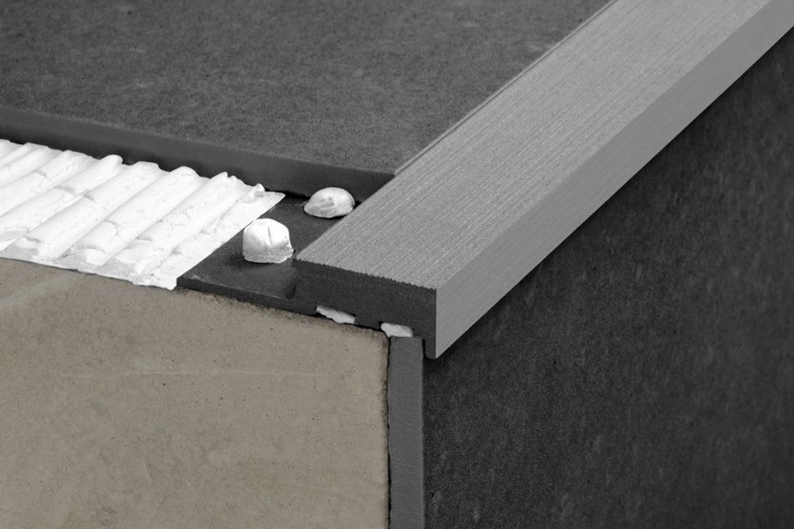 Stair Nosing Maxidakar Grey Floor Tiles