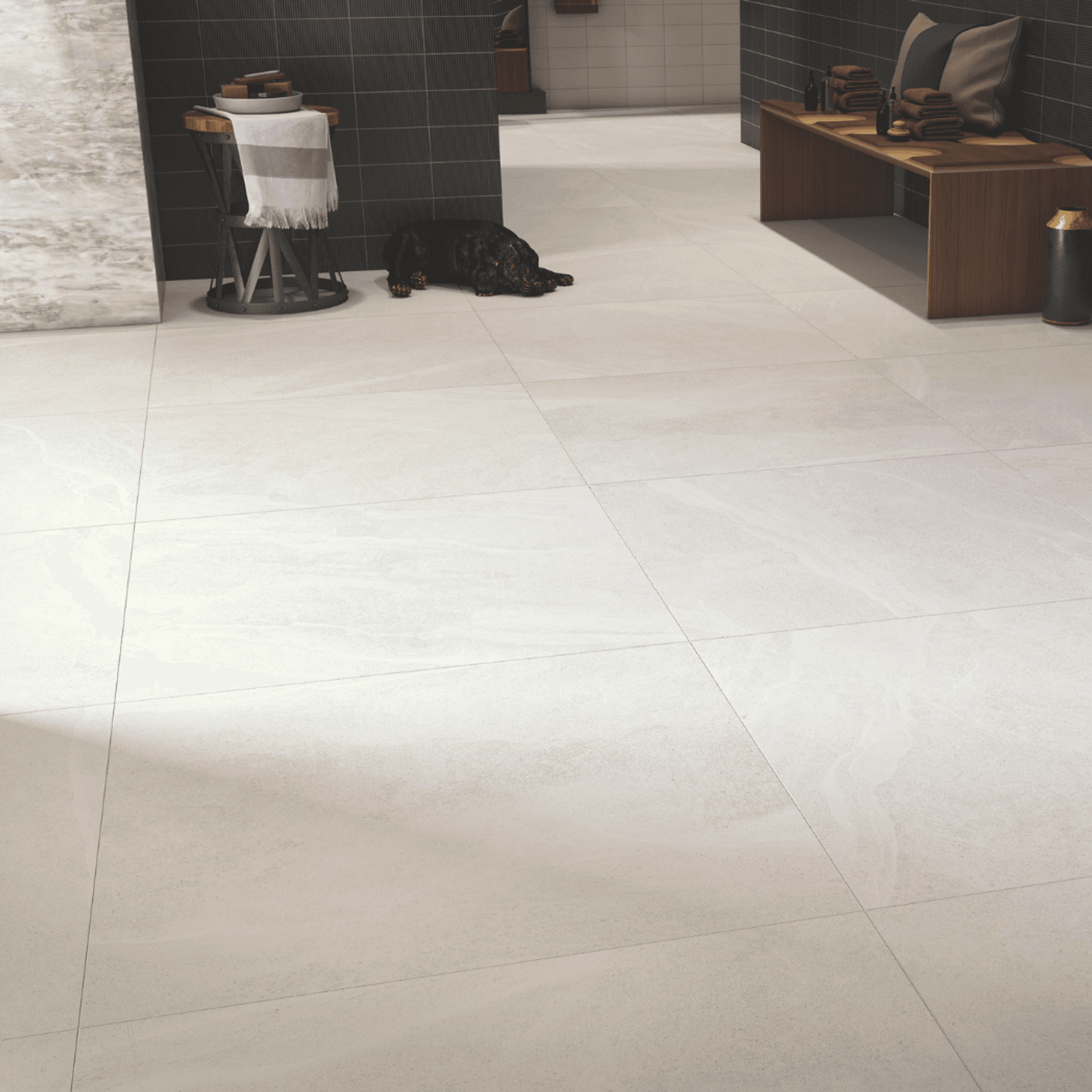 Nordic Stone White Tile
