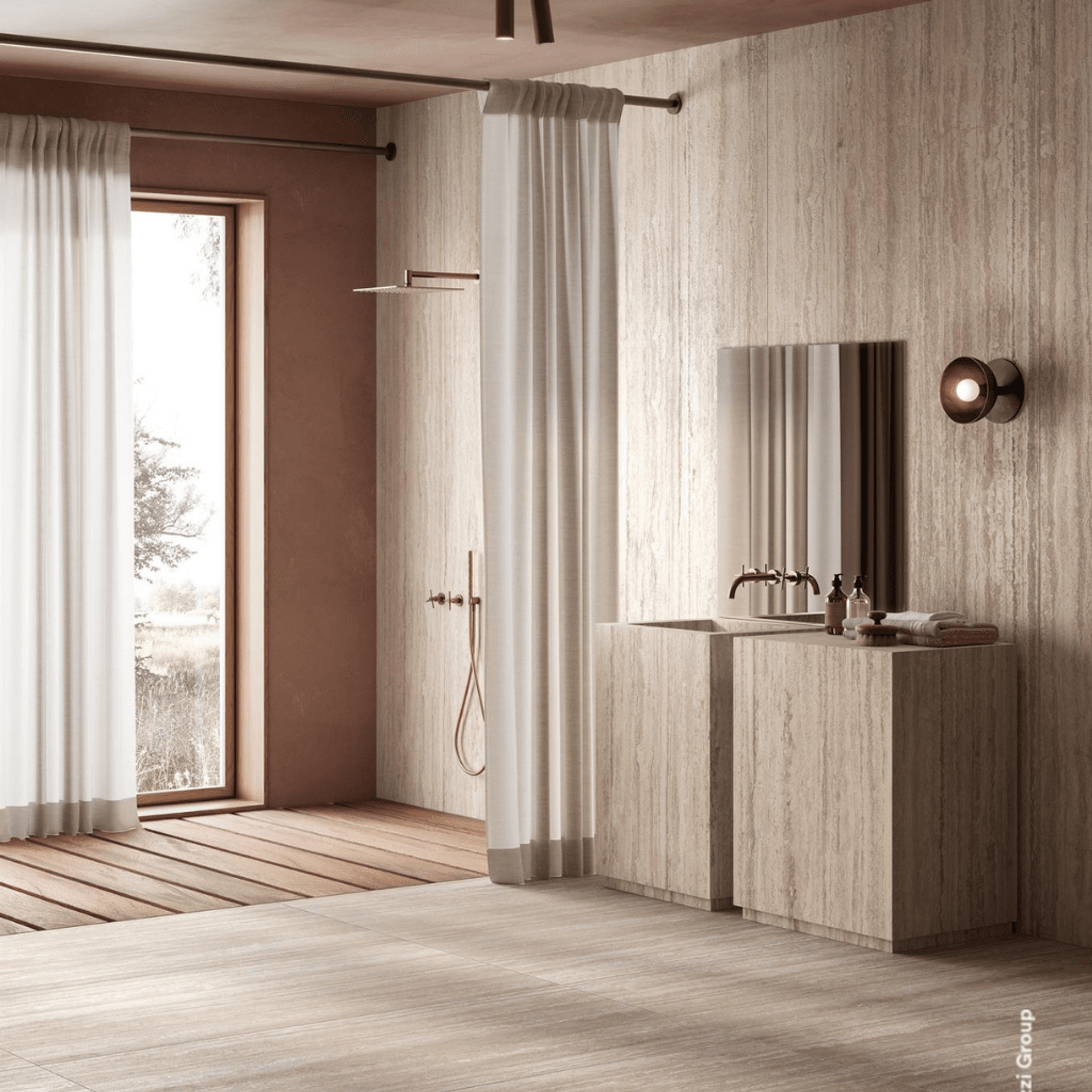 Travertino Tile series