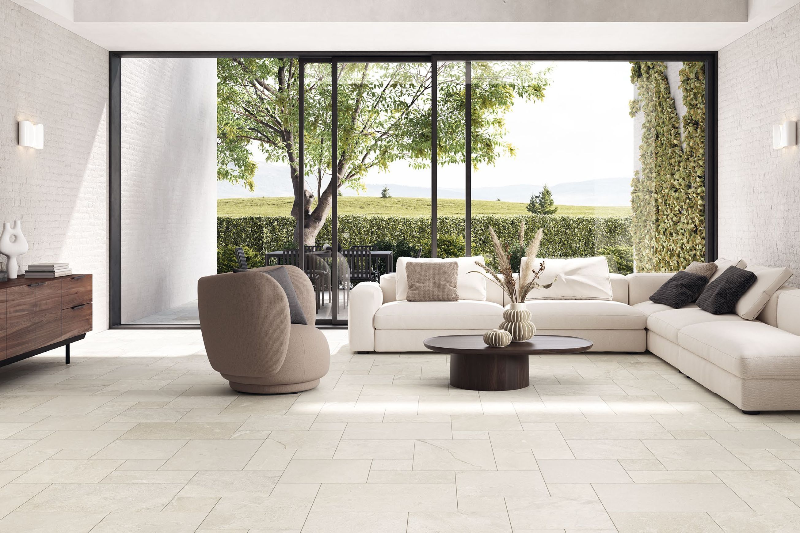 Tuffeau Series Stone Look Porcelain Tiles