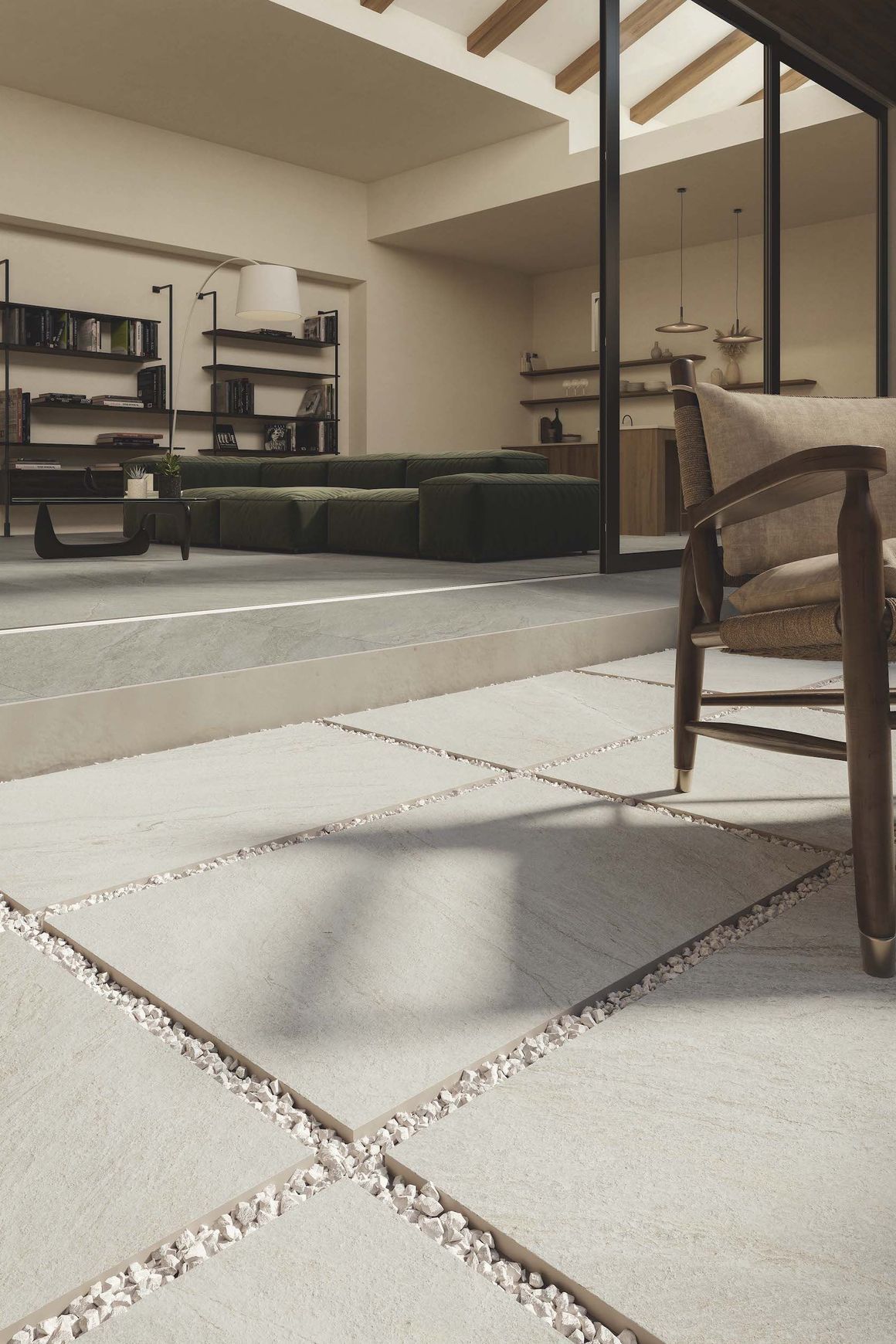 Vibes Series Stone Look Porcelain Tiles