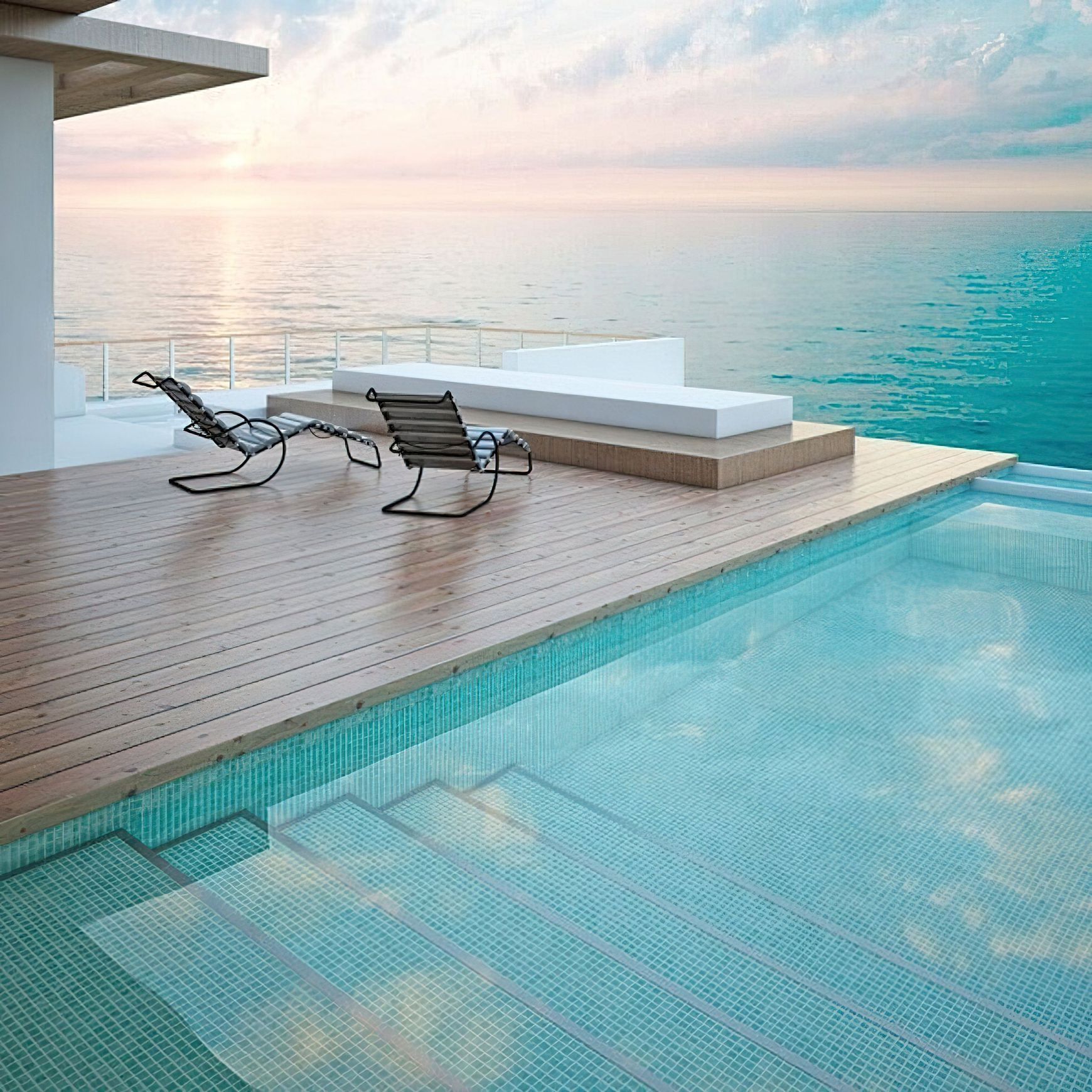 Ocean Series Mosaic Pool Tiles