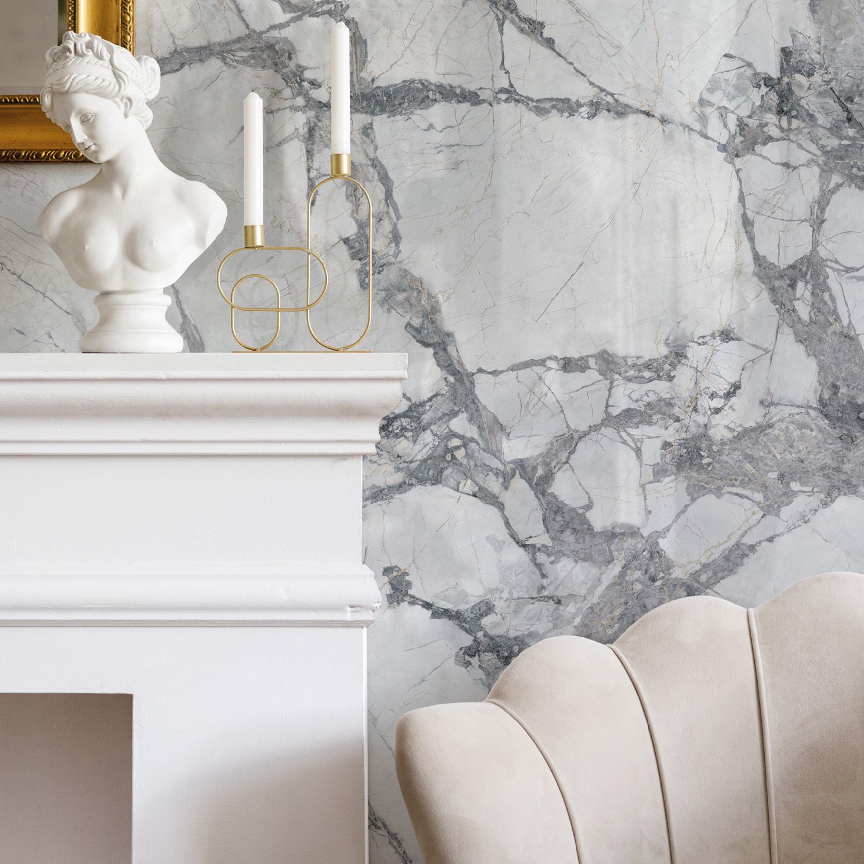 Invisible Grey Wall and Floor Tiles