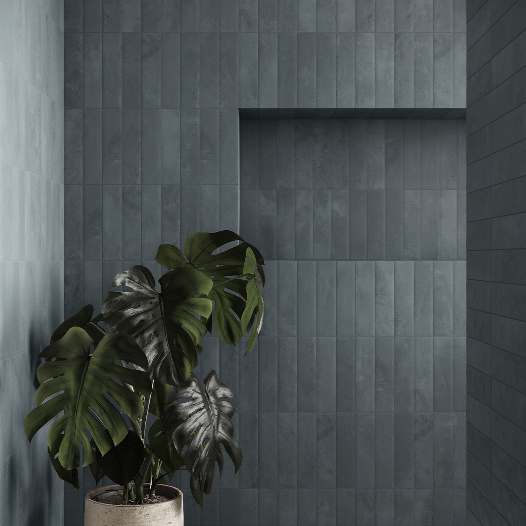 Cinder Blu | Perini Tiles