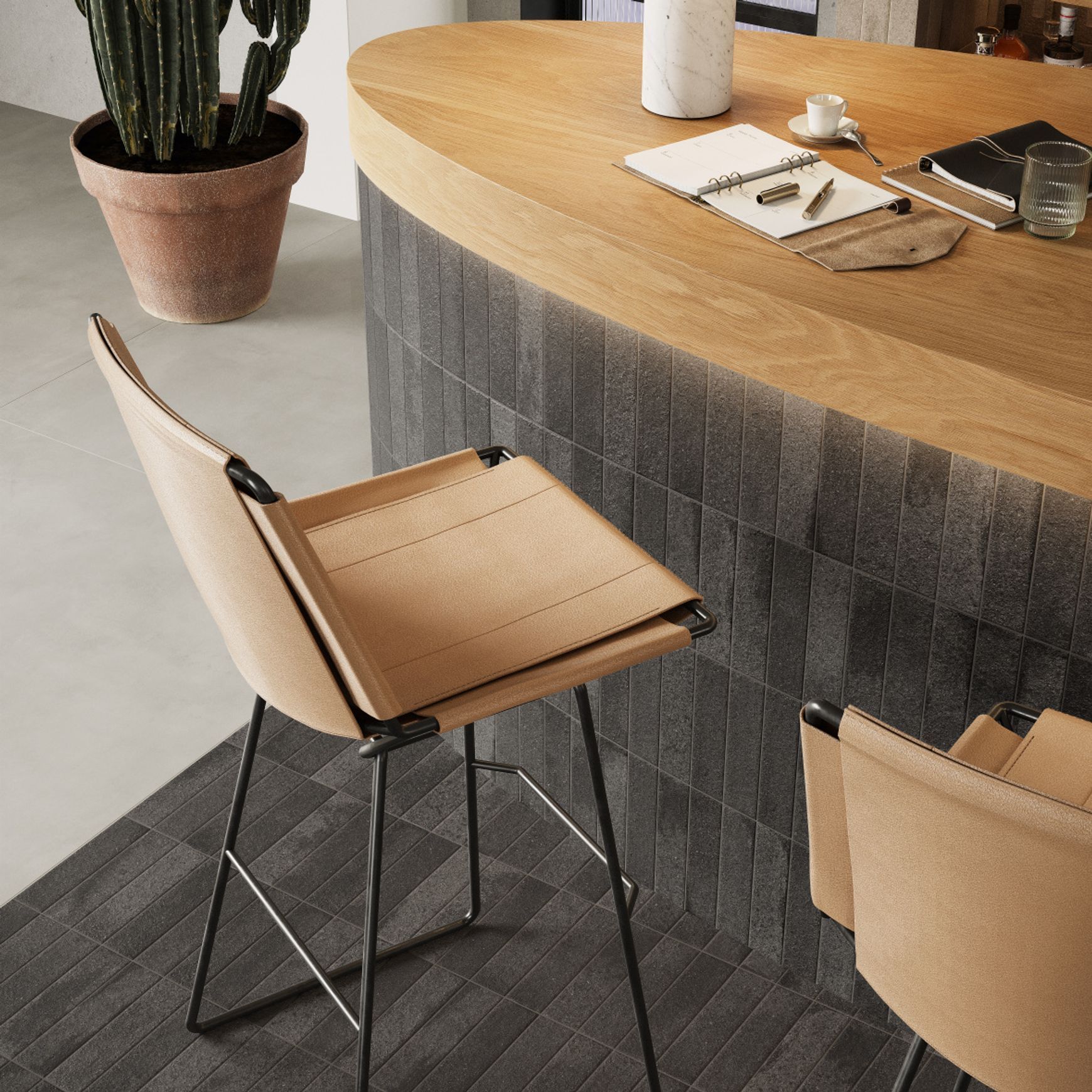 Cinder Brick Pepper | Perini Tiles