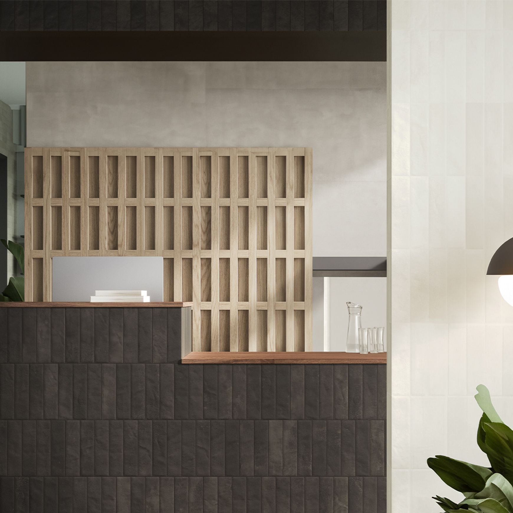 Cinder Nero | Perini Tiles