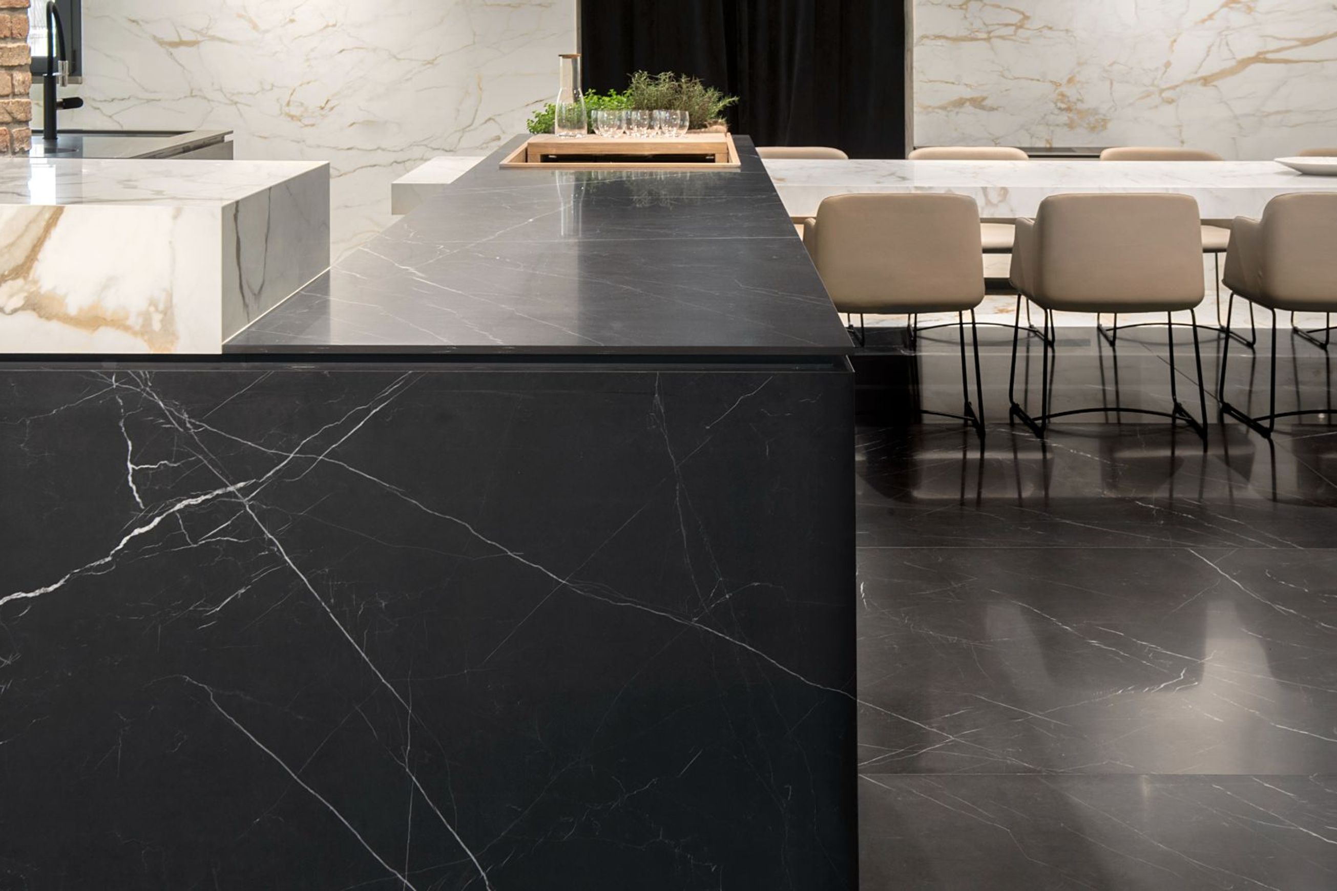 Ultra Nero Marquina Wall & Floor Tiles