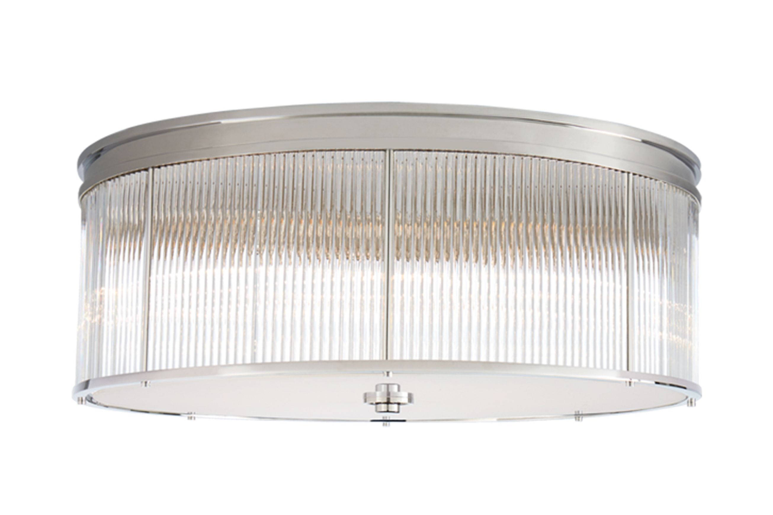 Allen Grande Flush Mount – Polished Nickel