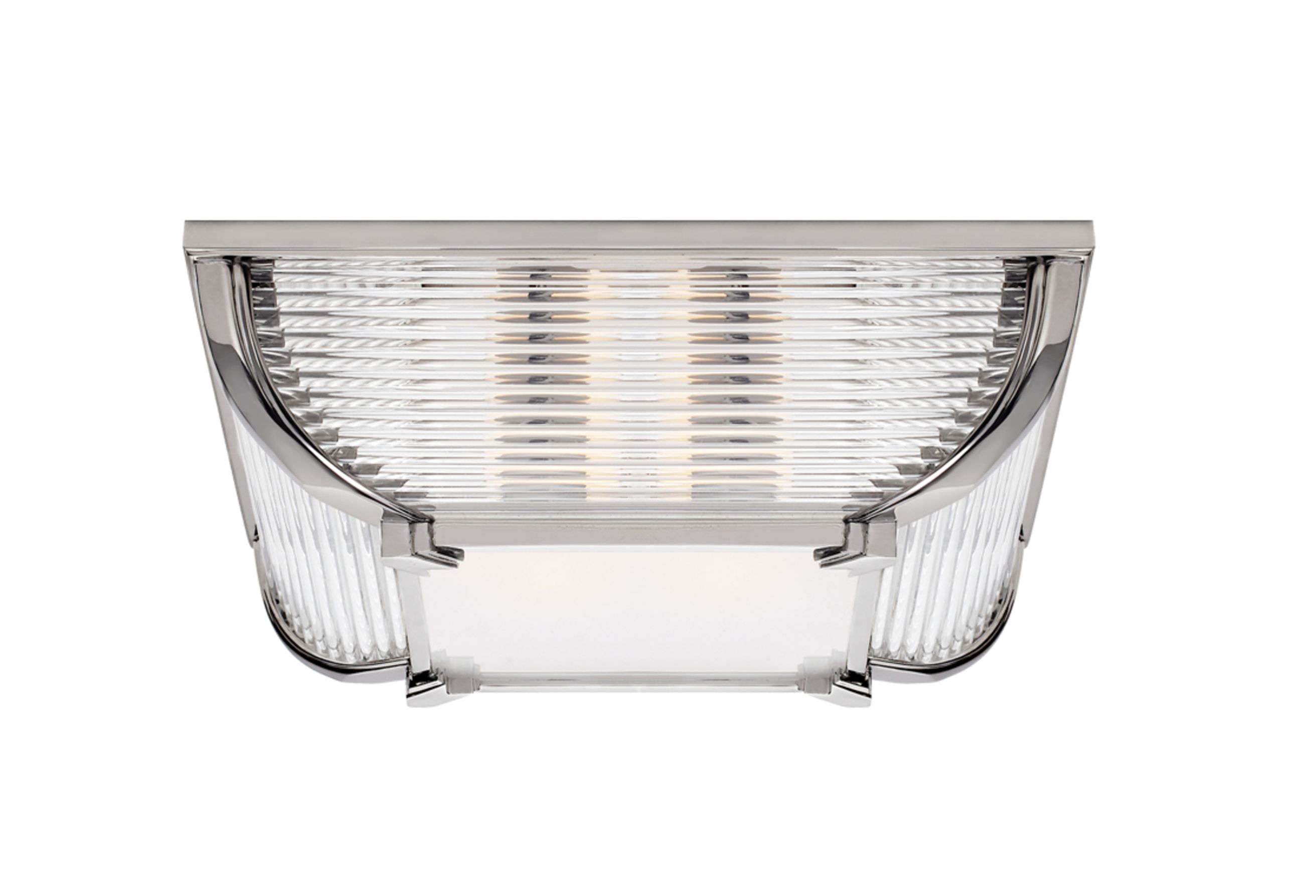 Perry Large Flush Mount – Nickel