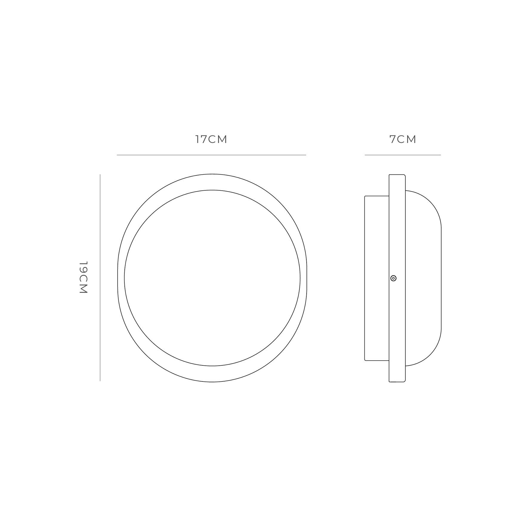 Bode Round Wall/Ceiling Light