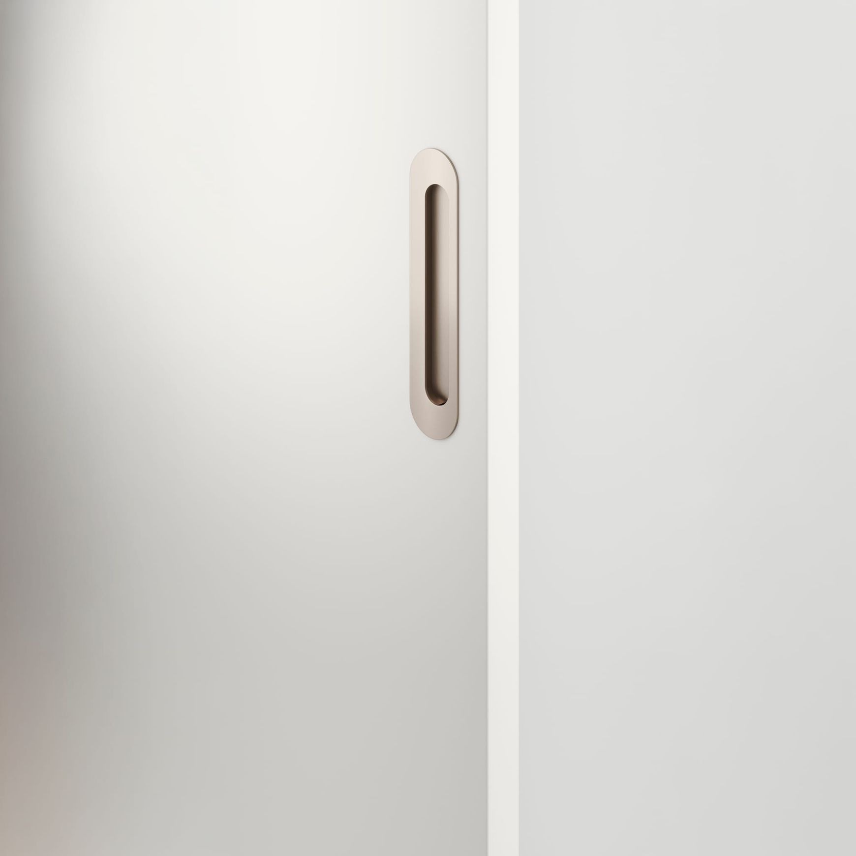 Puerto Flush Pull | Satin Nickel