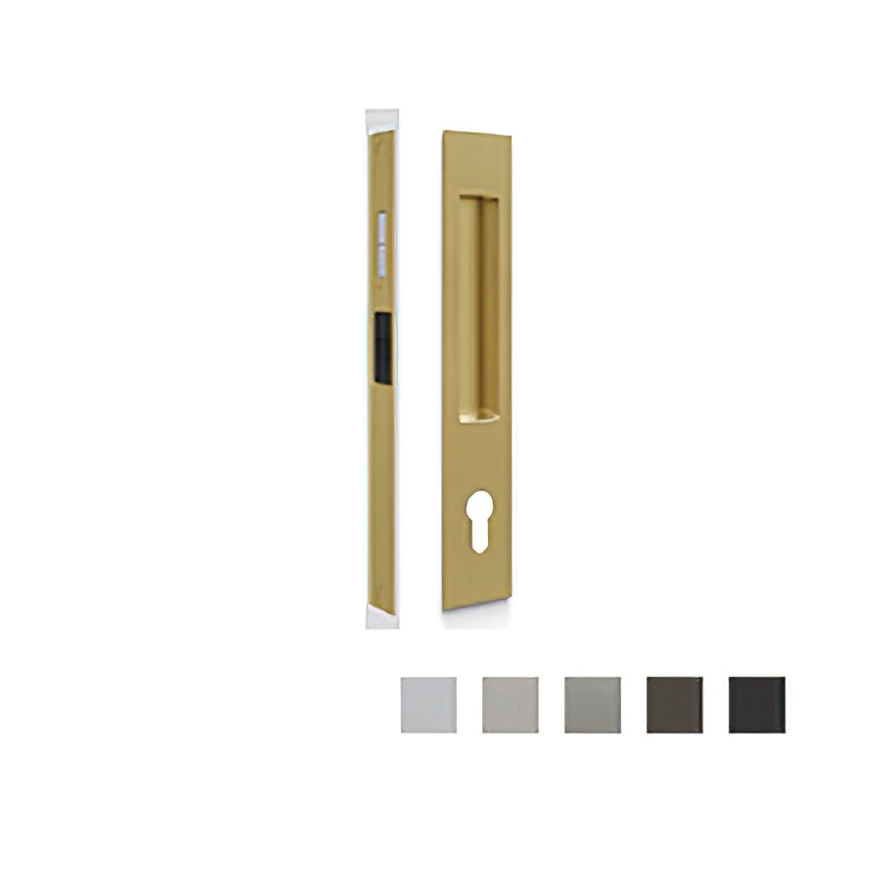 Mardeco 'M' Series Flush Pull Euro Lock Set