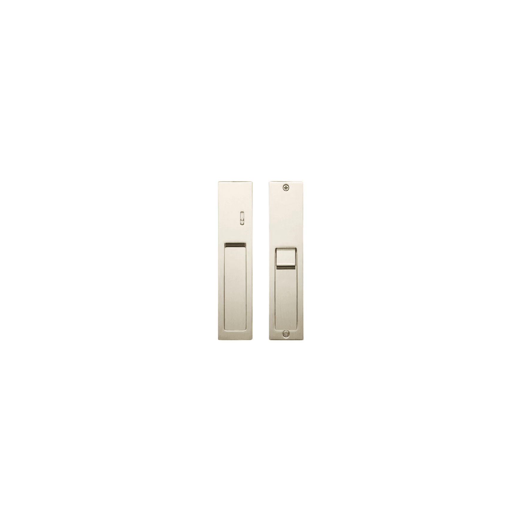 Kawajun KV-07 Recessed Door Pull with Privacy Lock