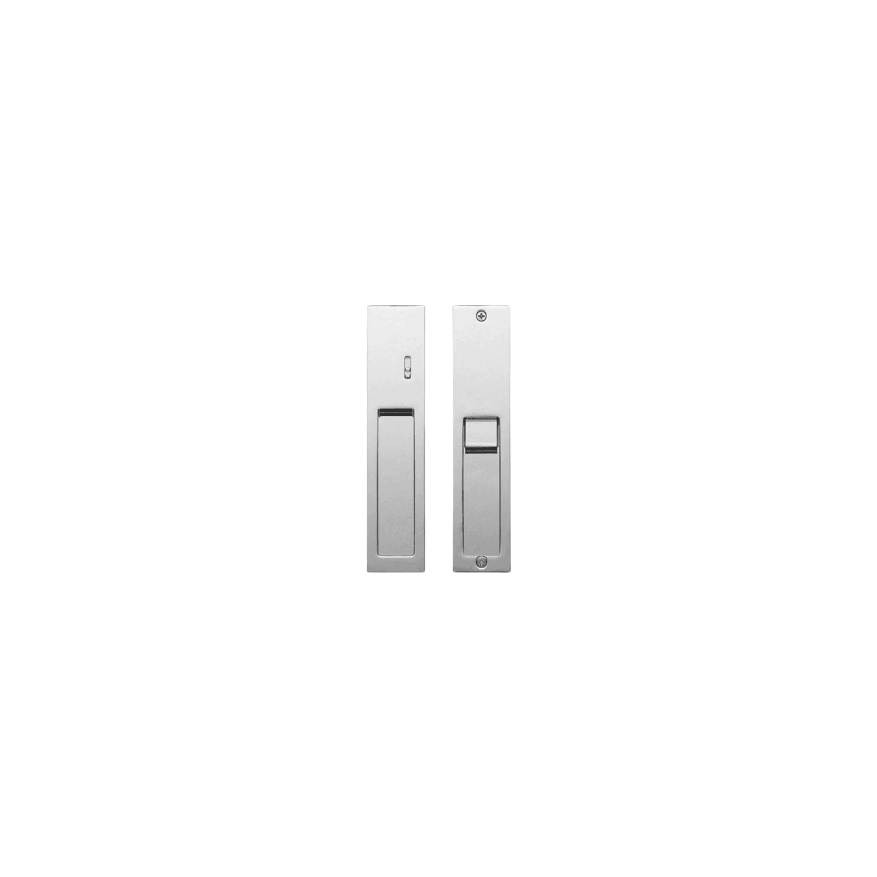Kawajun KV-07 Recessed Door Pull with Privacy Lock