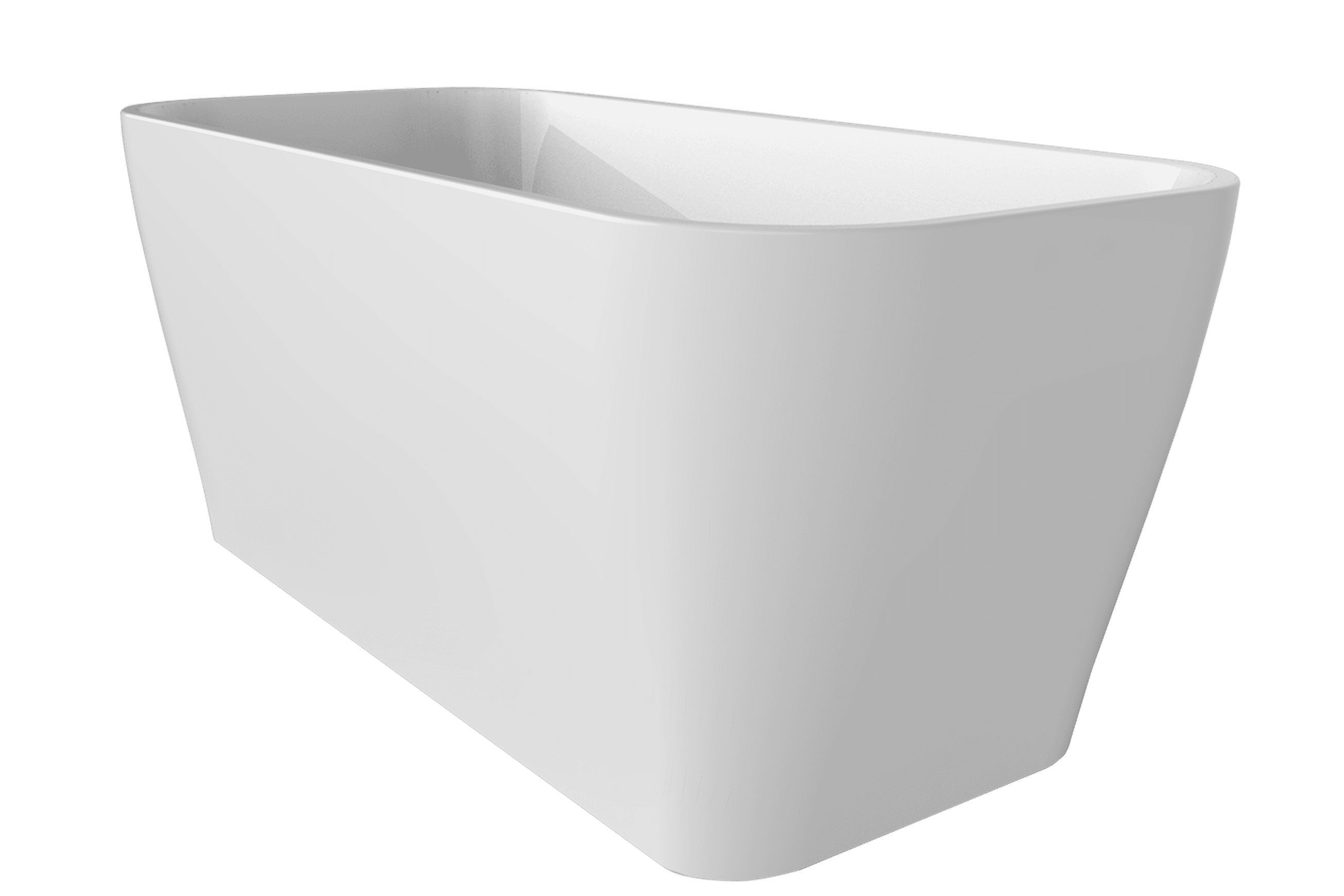 'The Smith' Bath 1500mm Free Standing Matte White