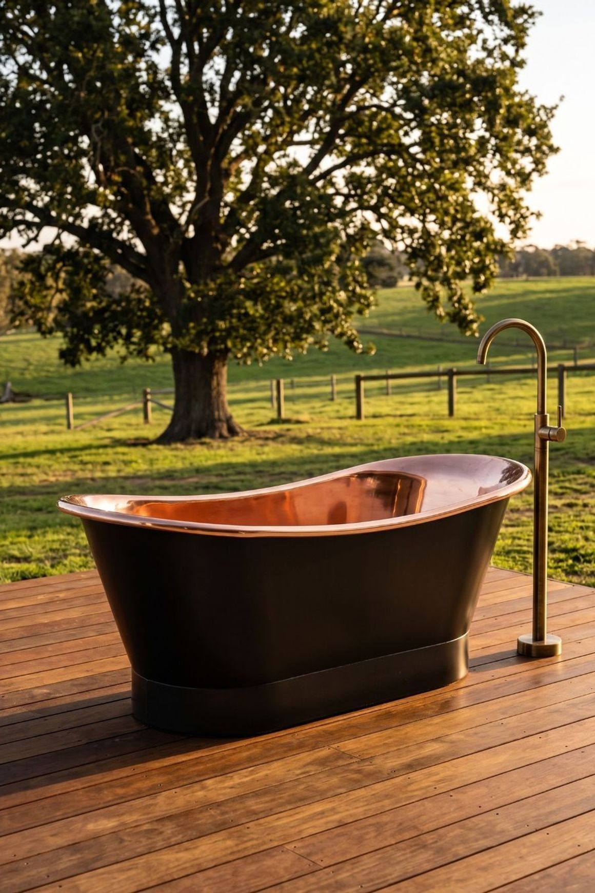 Antique “Matte Black” – Copper Bath