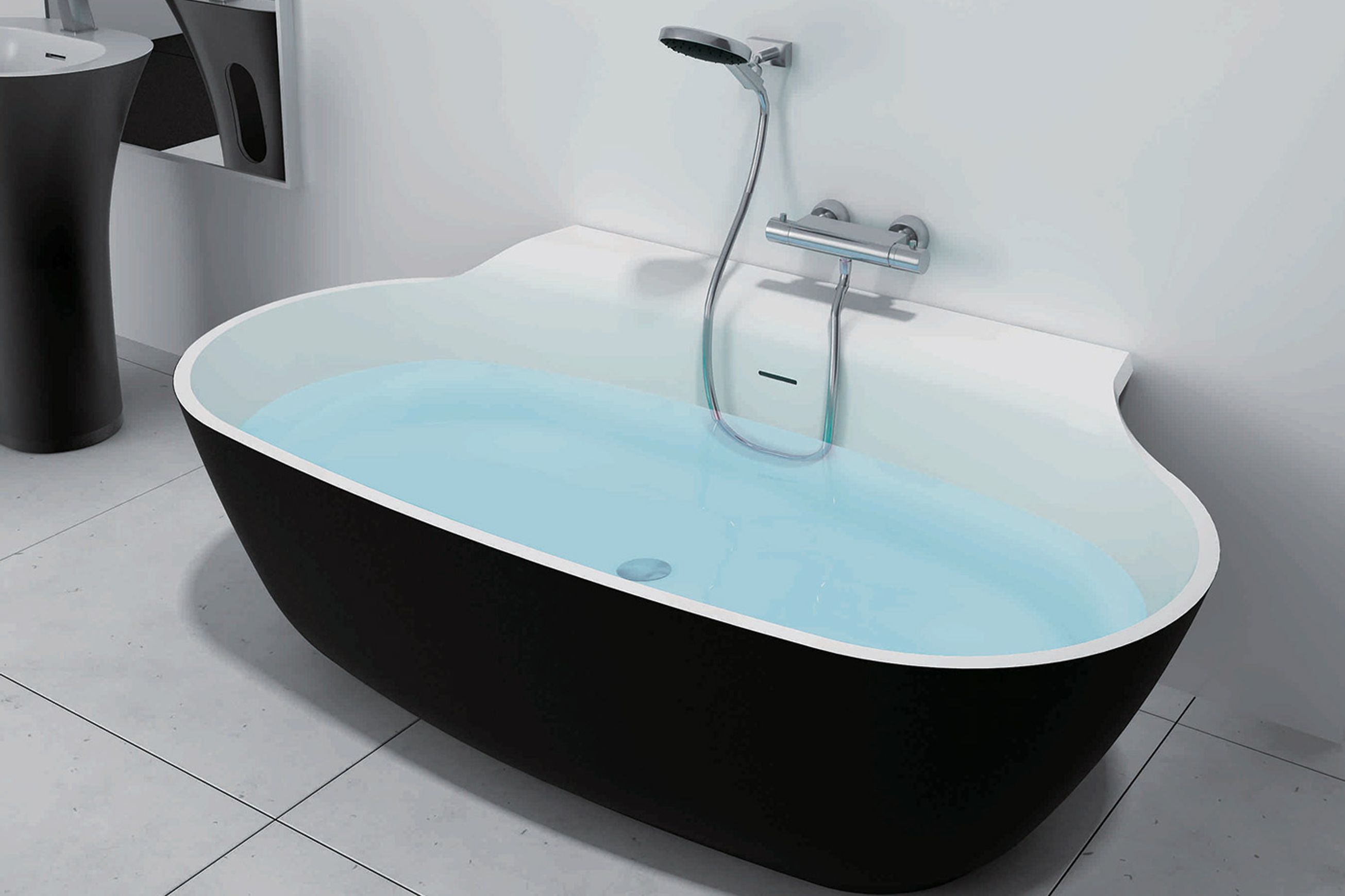 Alice Back To Wall Bath by BelloCasa