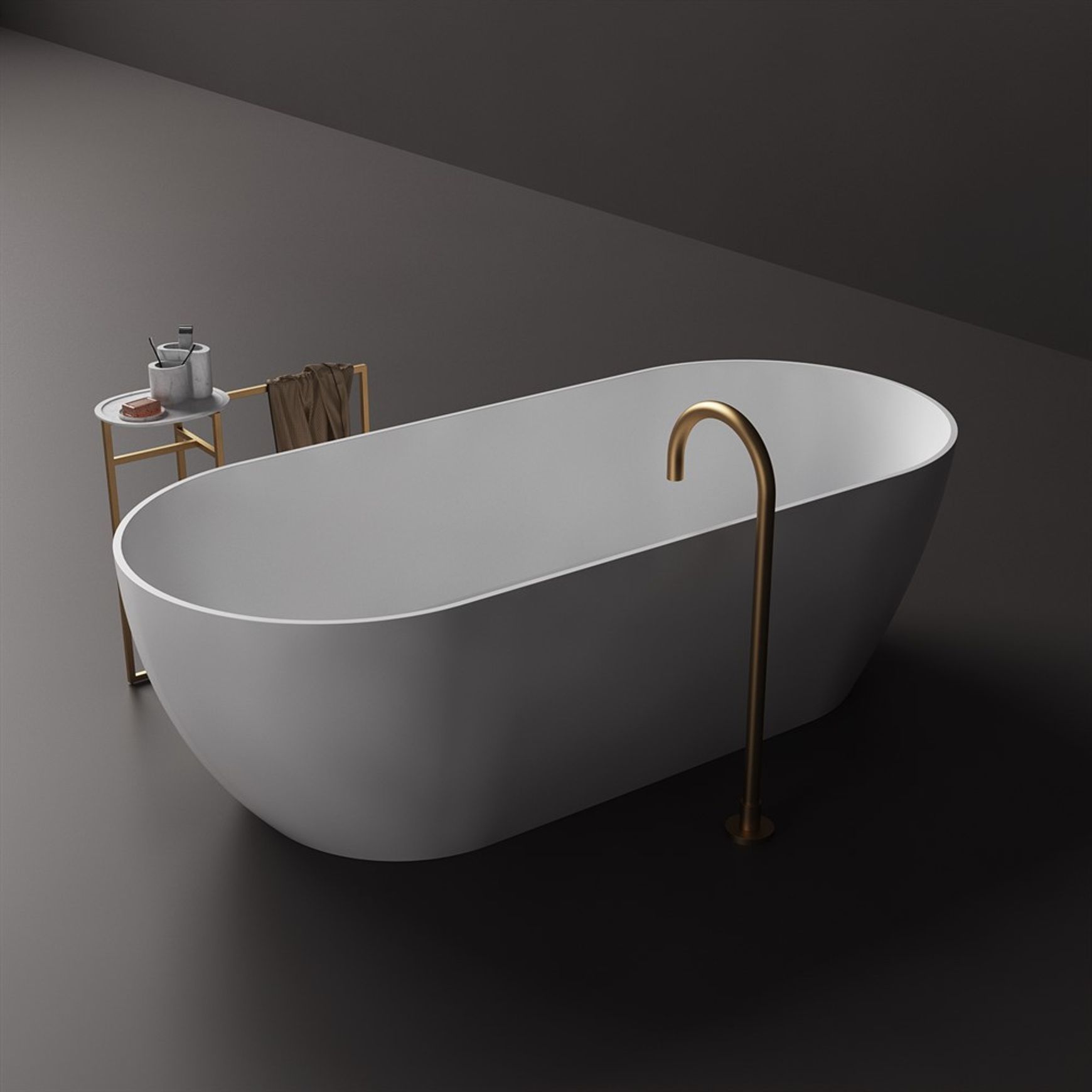 Justina Classic Stone Bath ST12 Various Sizes