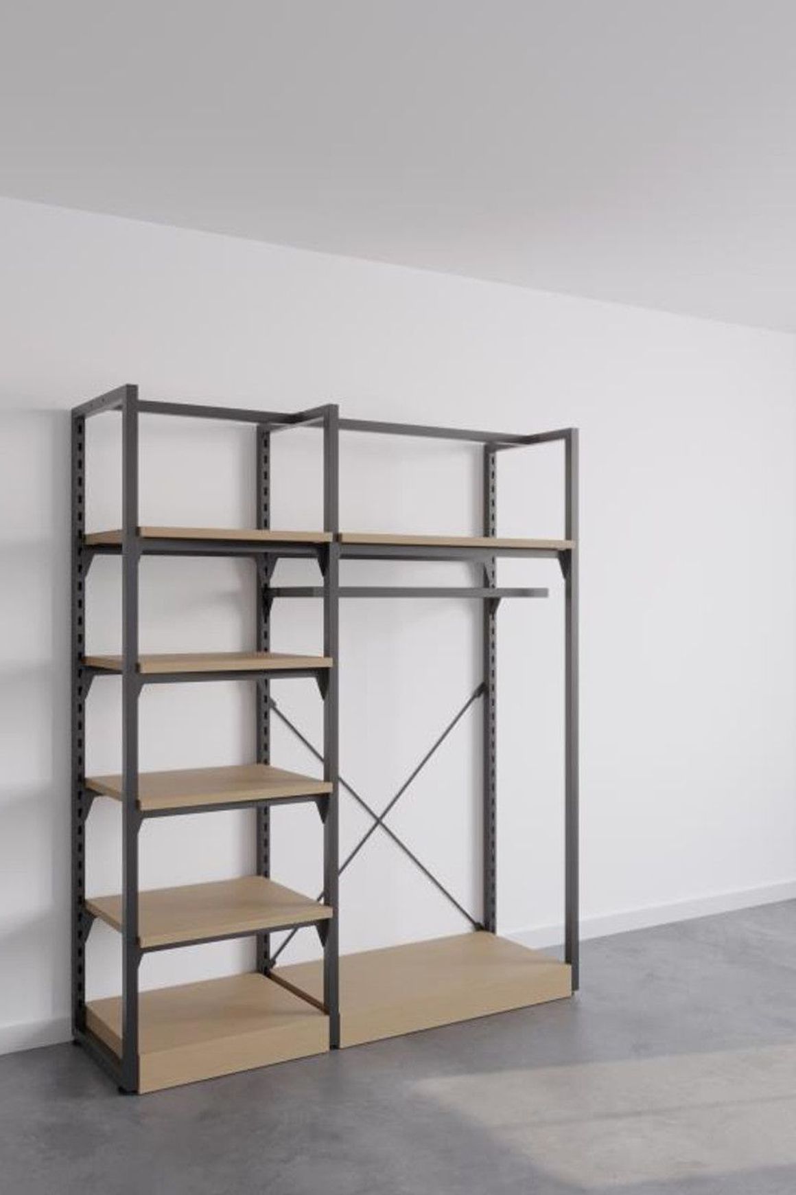 The Fresh White Sneakers Free-Standing Kitset Wardrobe