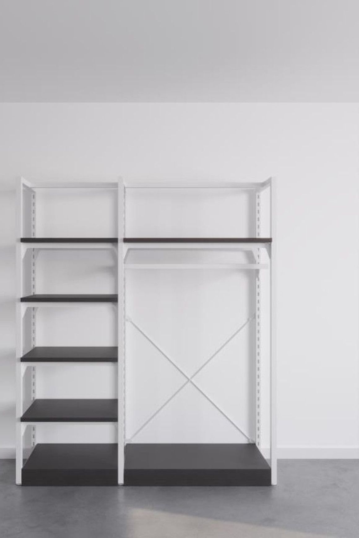 The Fresh White Sneakers Free-Standing Kitset Wardrobe