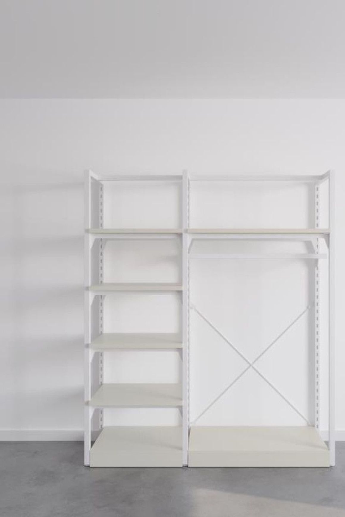 The Fresh White Sneakers Free-Standing Kitset Wardrobe