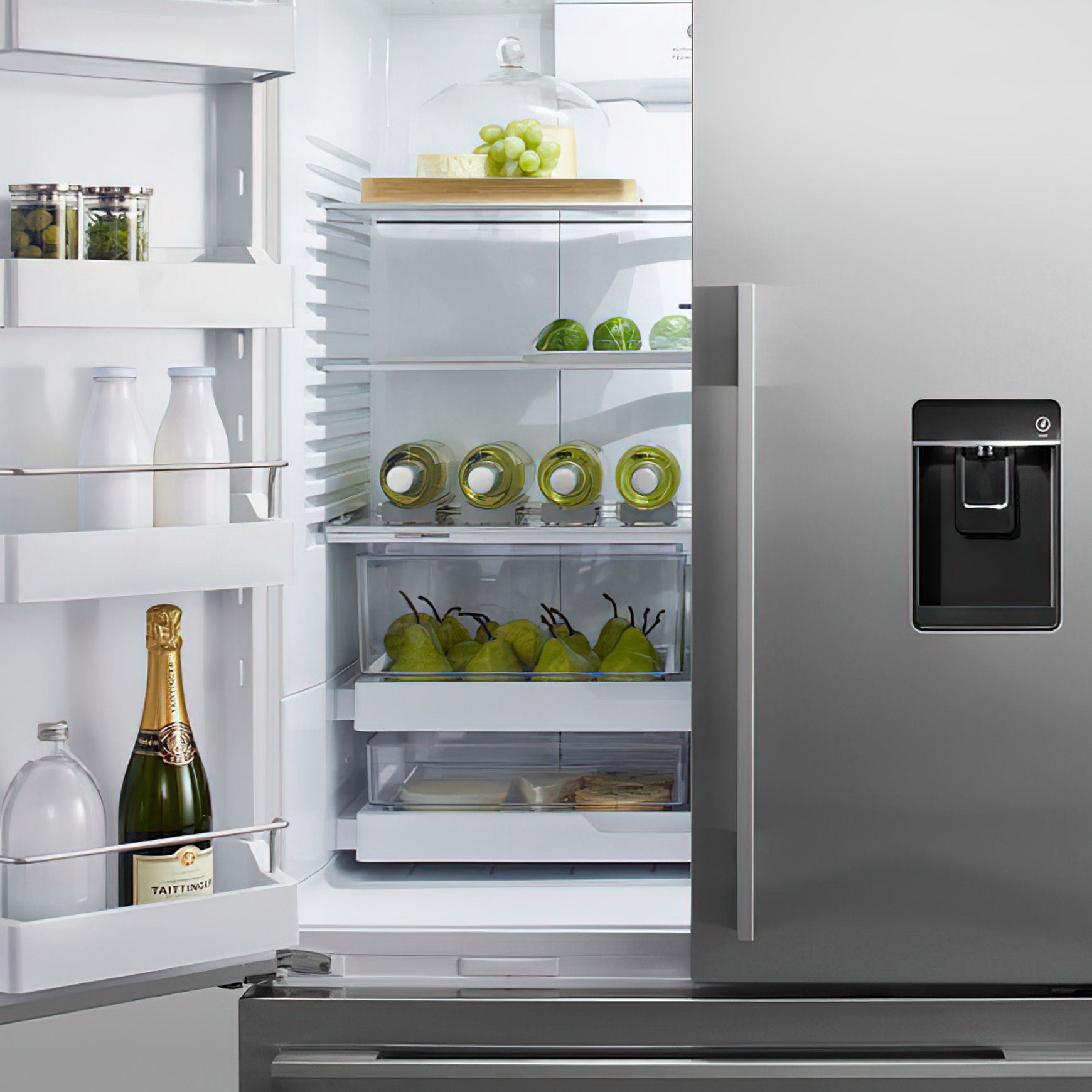 F&P Freestanding French Door Refrigerator Freezer, 569L