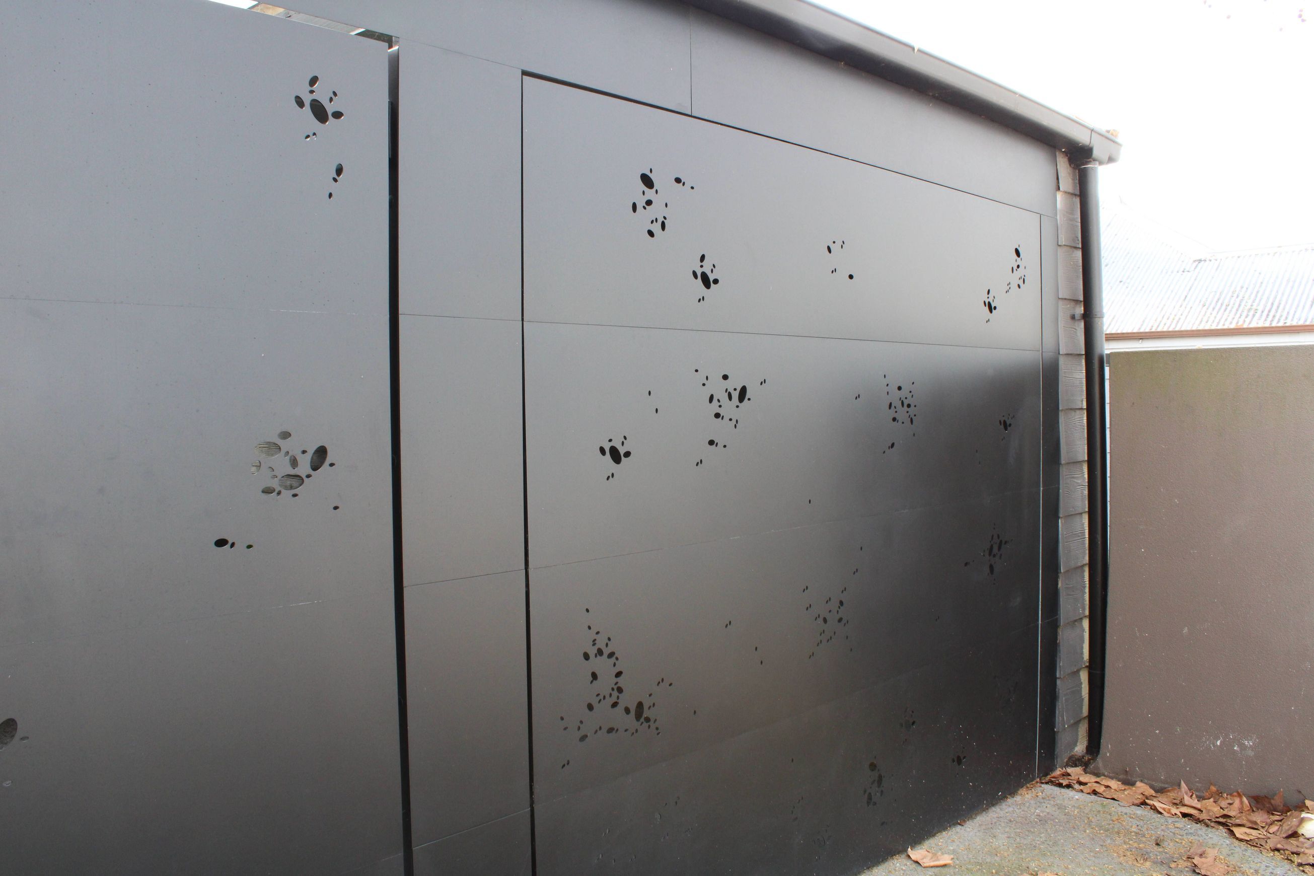 Laser Cut Garage Door