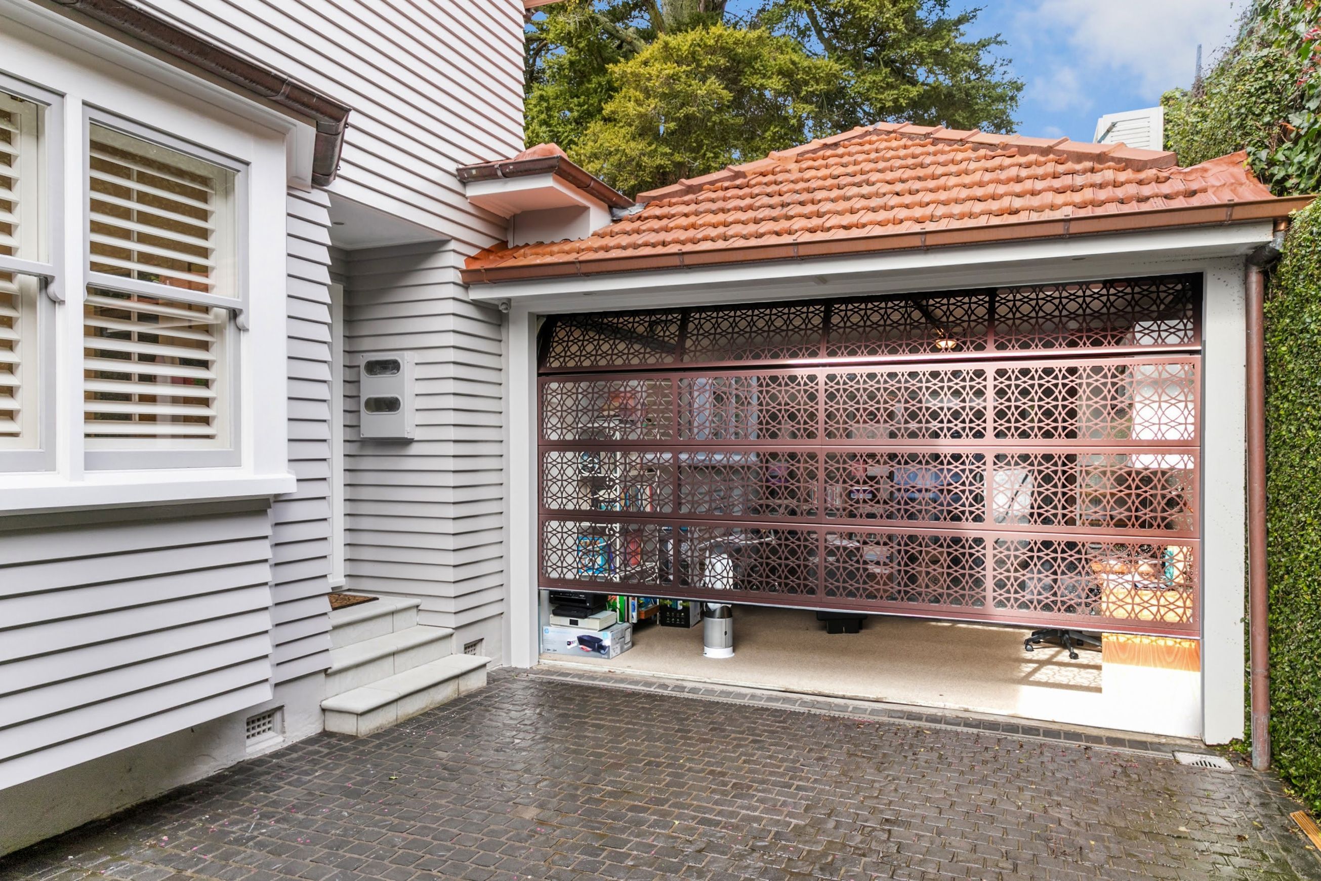 Laser Cut Garage Door