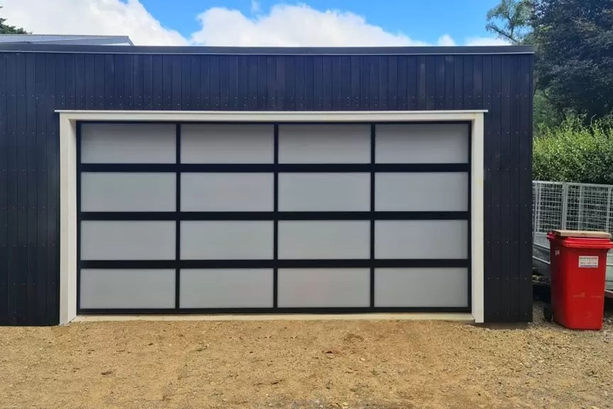 Plexiglass Custom Garage Door