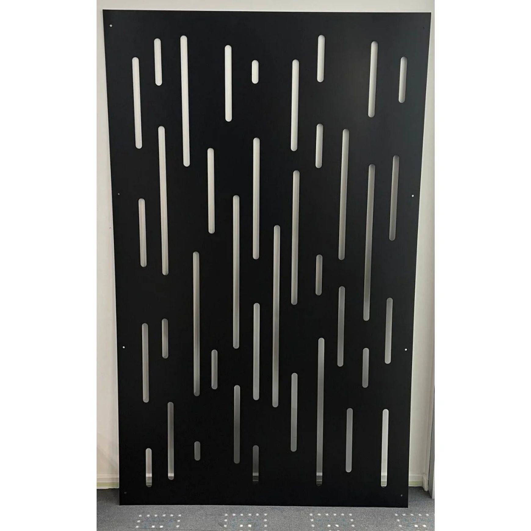 Vertical Lines - Corten Steel & Aluminium Fence Panel