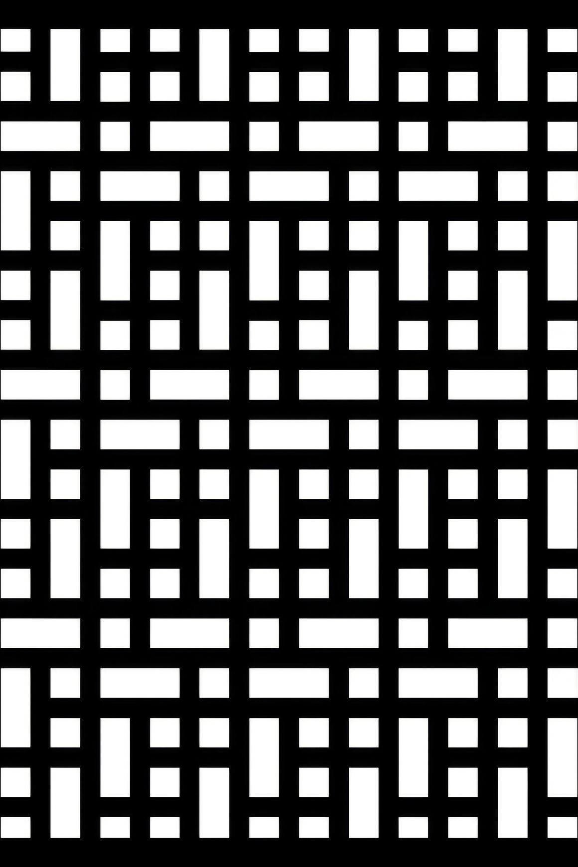Fence Panels & Decorative Screen - Vertical Tetris
