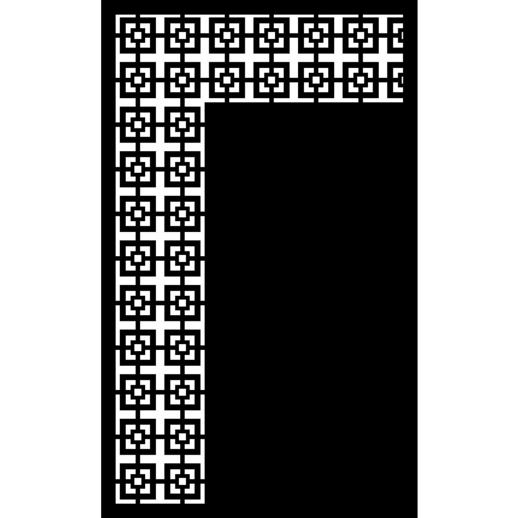 Fence Panel / Balustrade - Vertical Square Trim