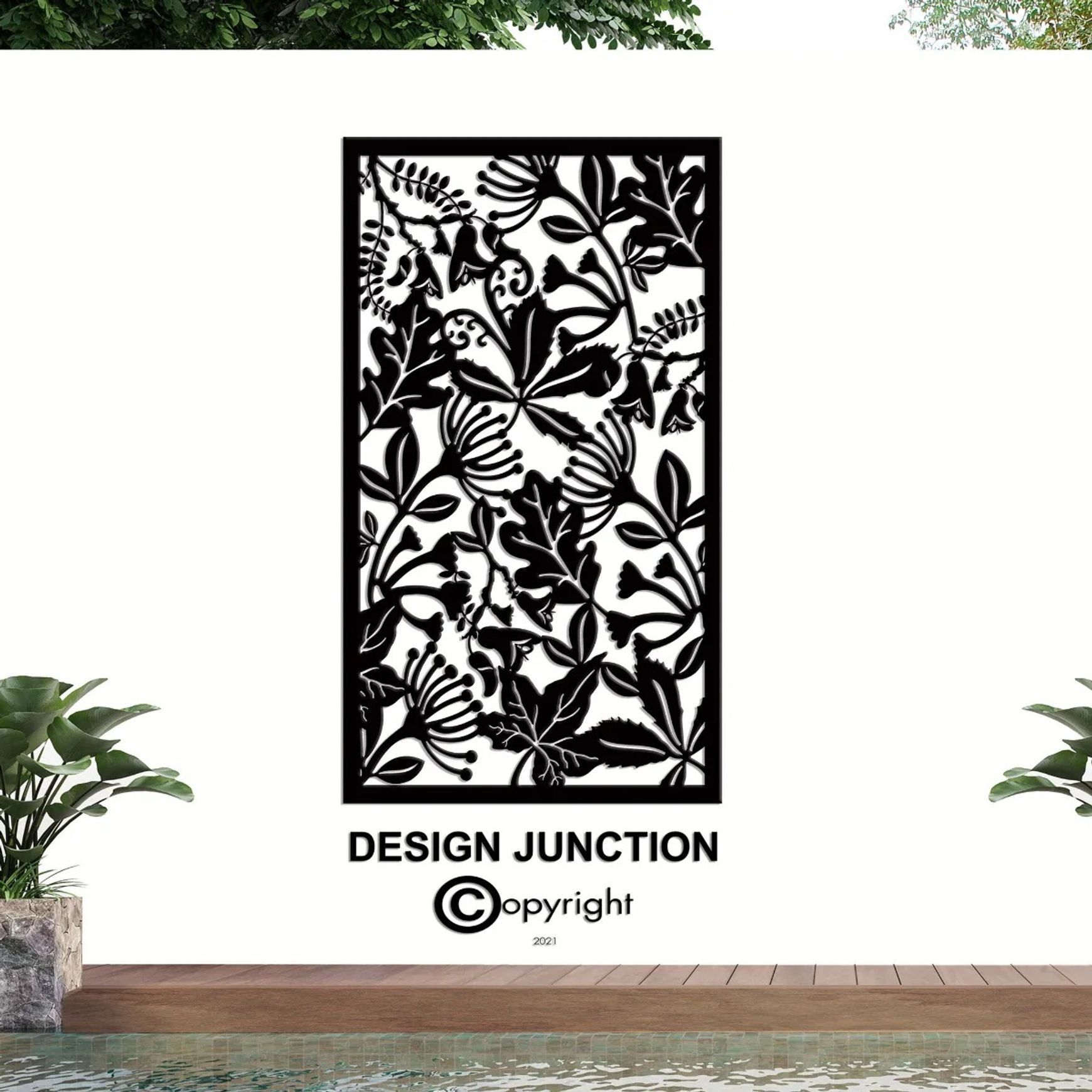Garden Backdrop Screen - Floral Heritage
