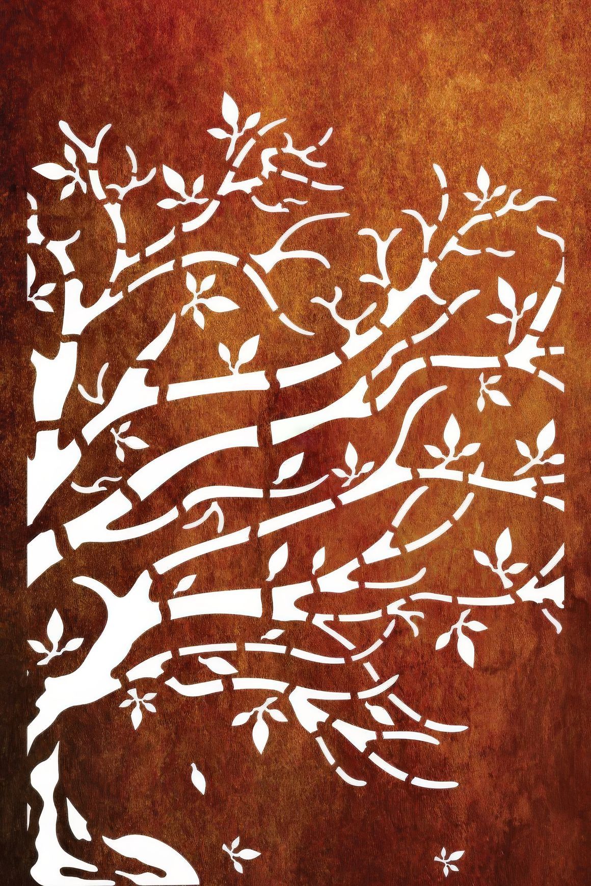 Privacy Screen & Fence Panel - Autumn Whisper Set Of 2