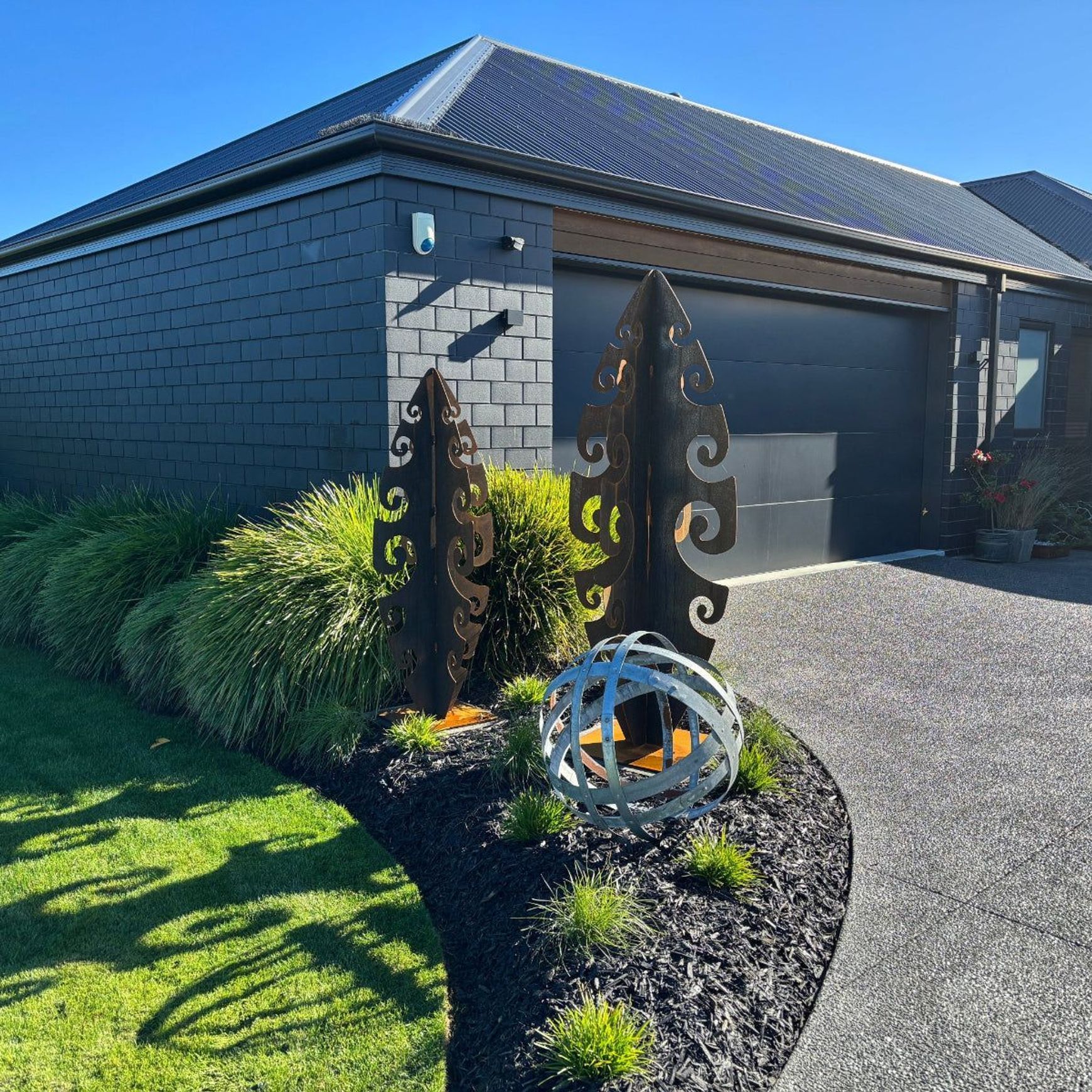 Surf Symphony - Corten Steel Garden Sculpture