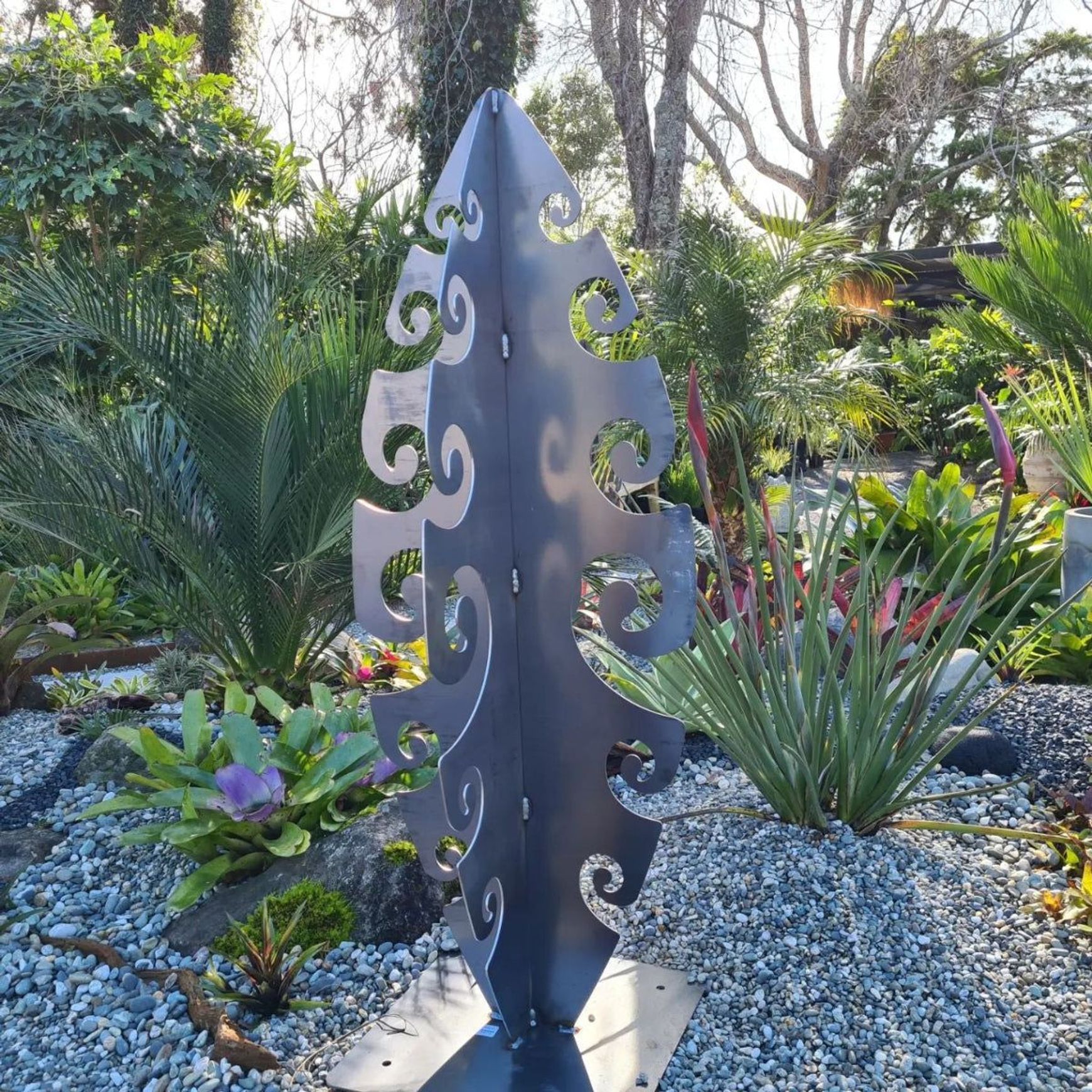 Surf Symphony - Corten Steel Garden Sculpture
