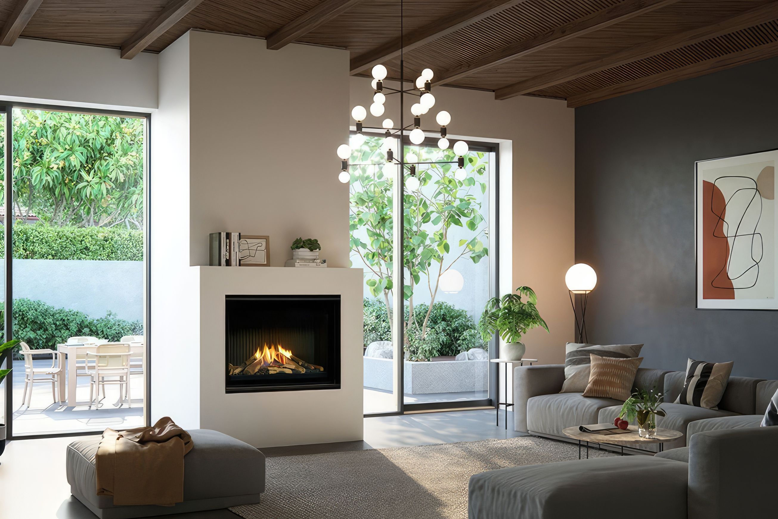 Vektor | Gas Fireplace