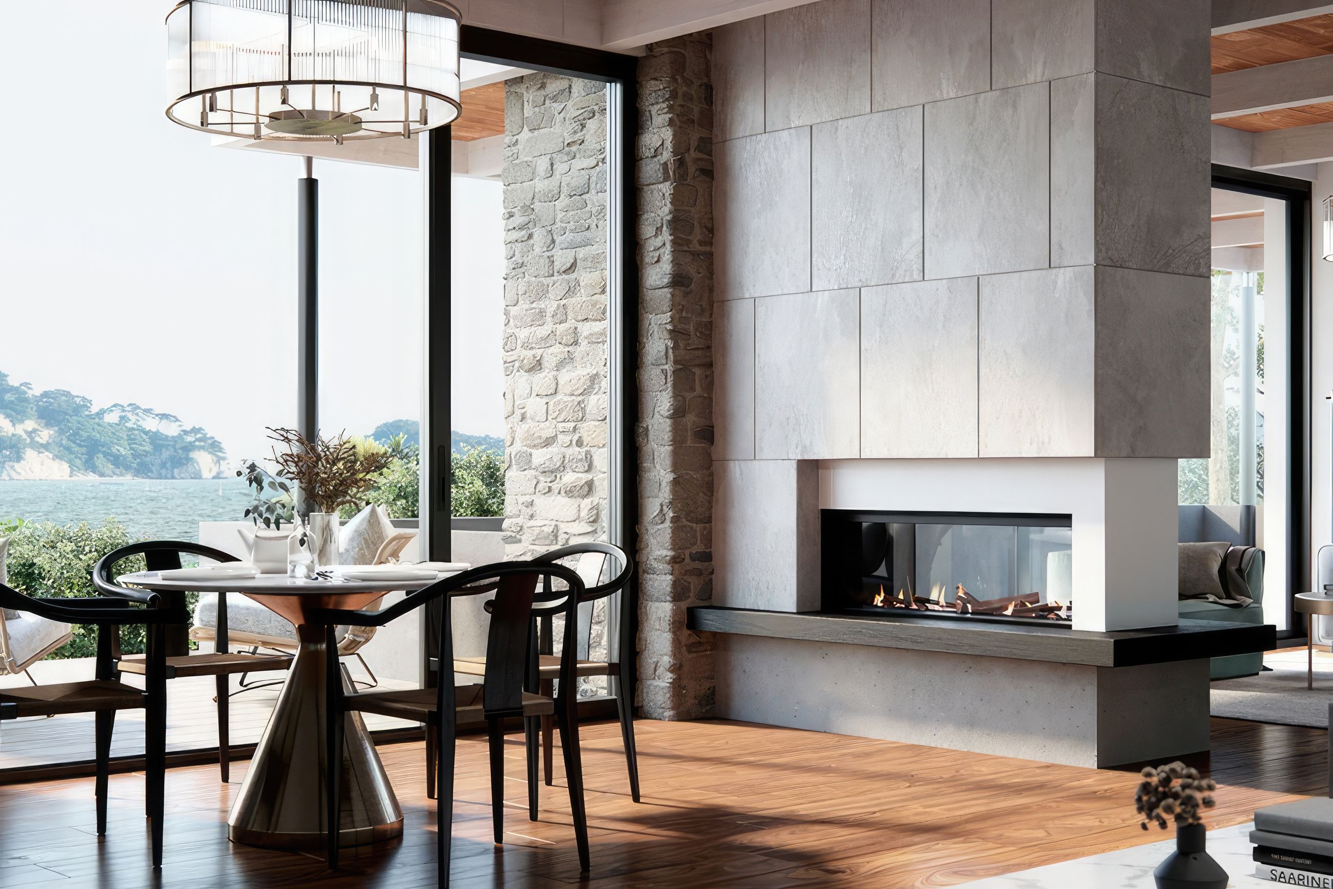 Element Double Sided | Gas Fireplace