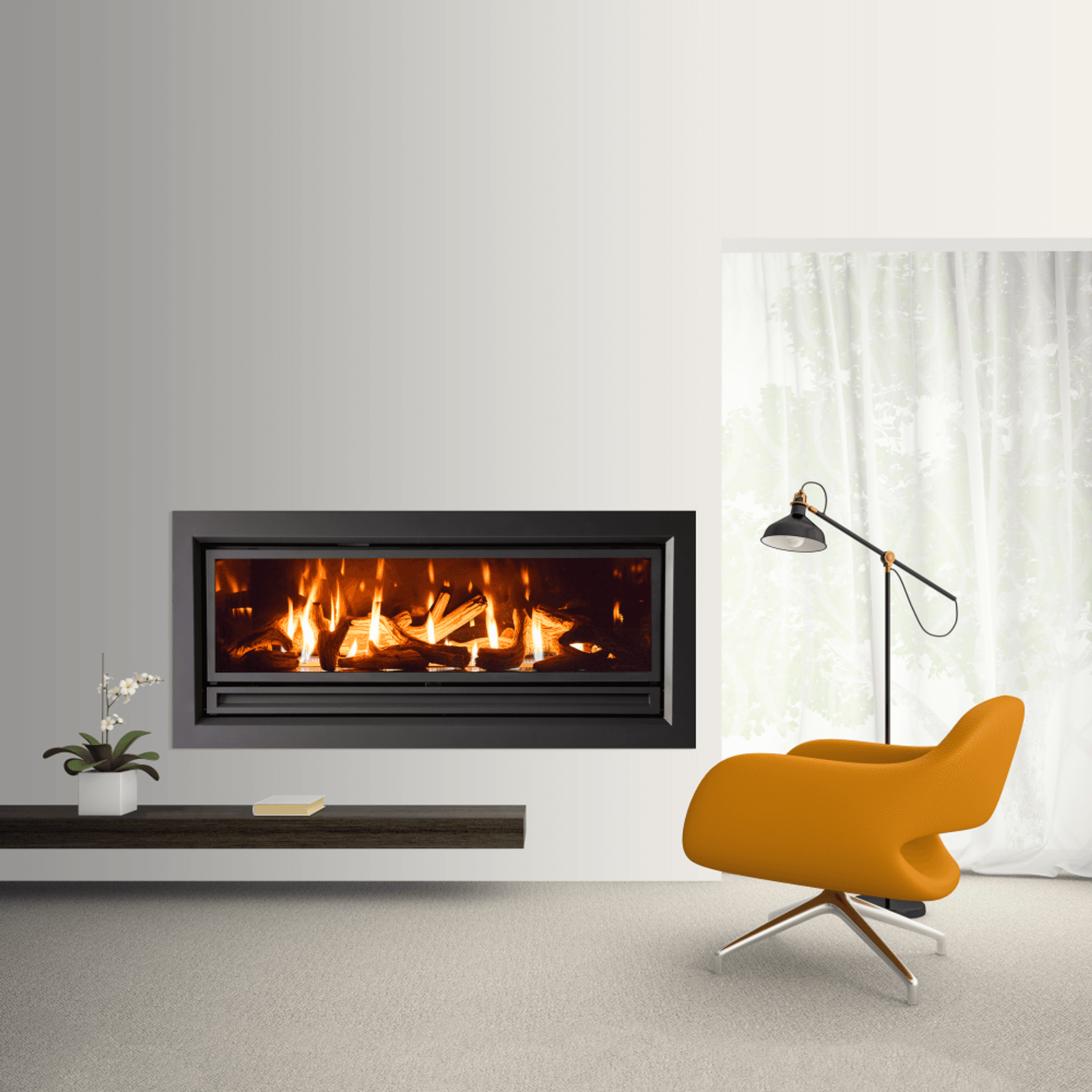 Archer IS1500 Zero Clearance Insert Gas Fireplace