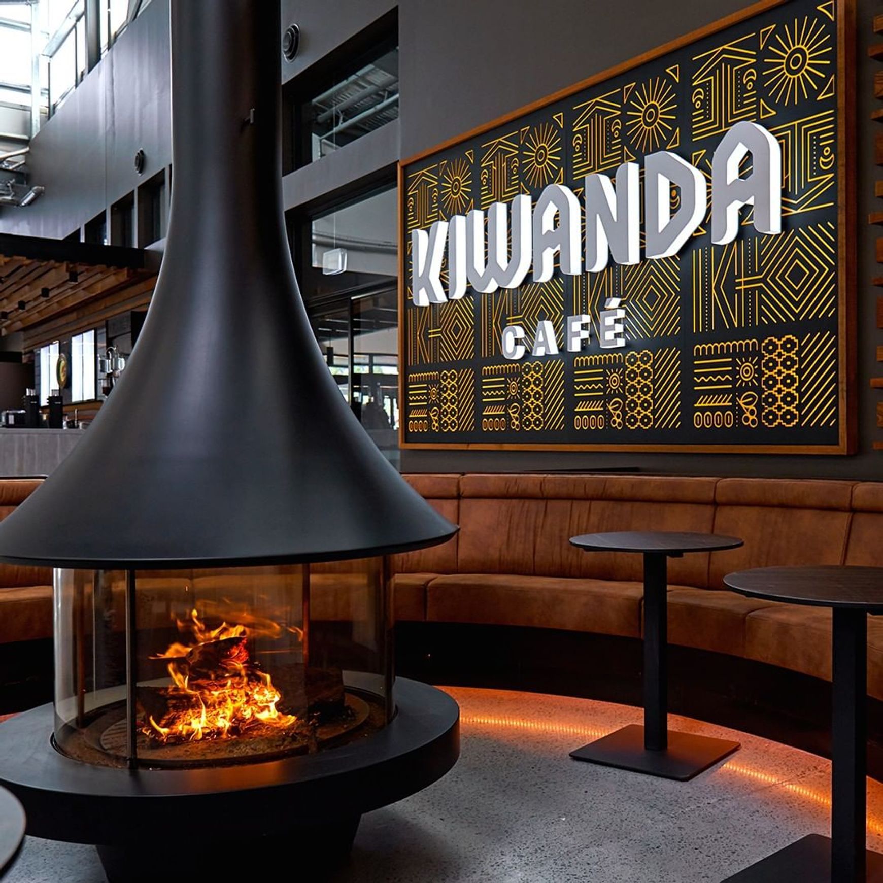 JC Bordelet Eva 992 - Suspended Wood Fireplace