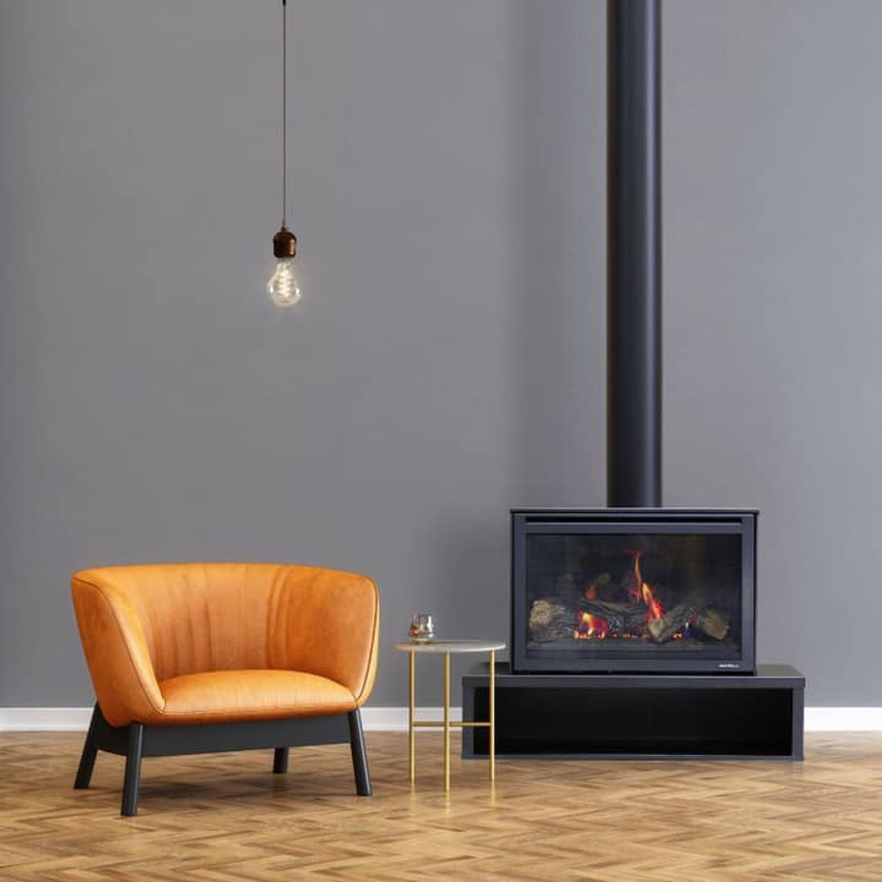 X Series Freestanding Gas Firepalce Heat & Glo