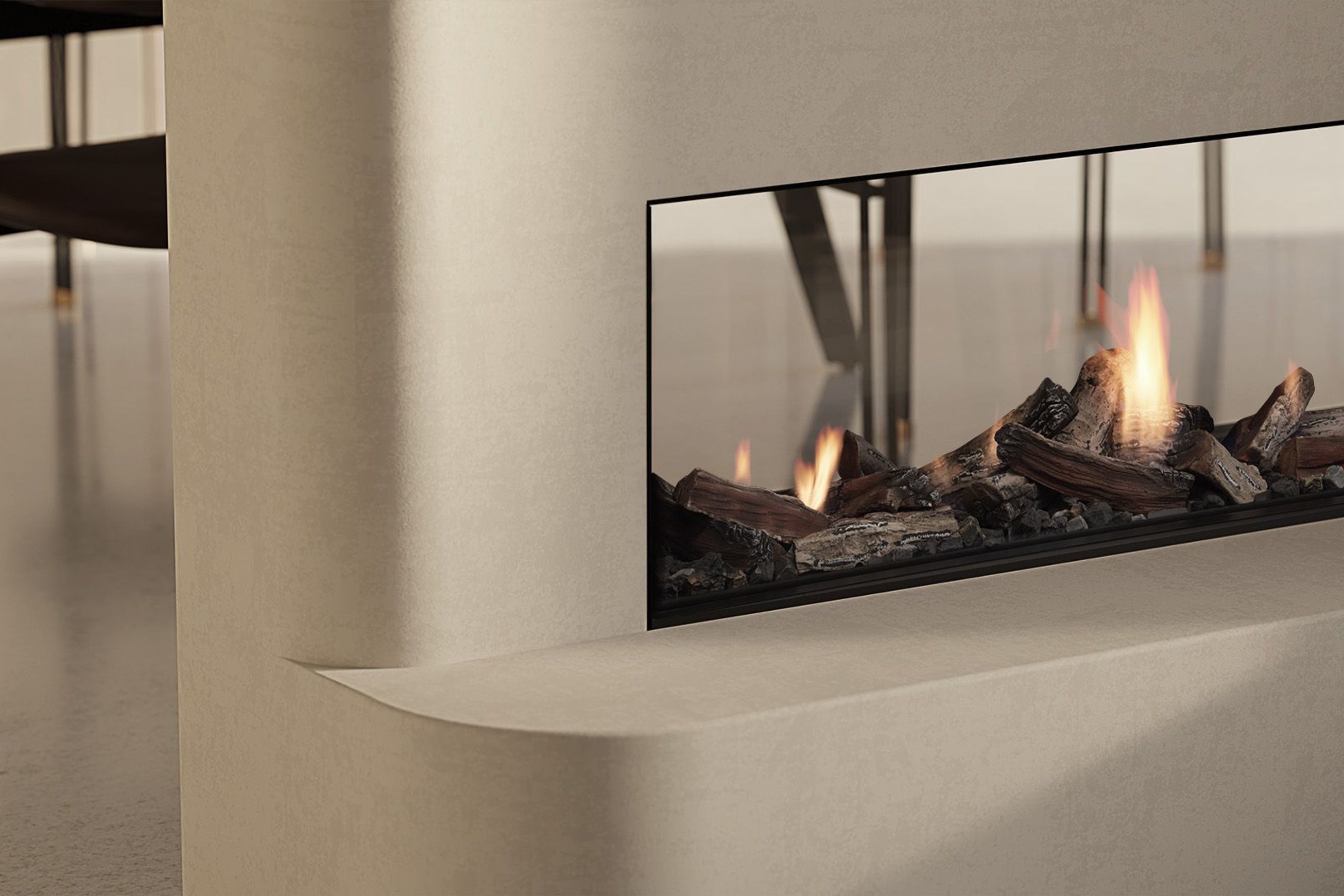 MODE KB1150 Frameless Linear Gas Fireplace