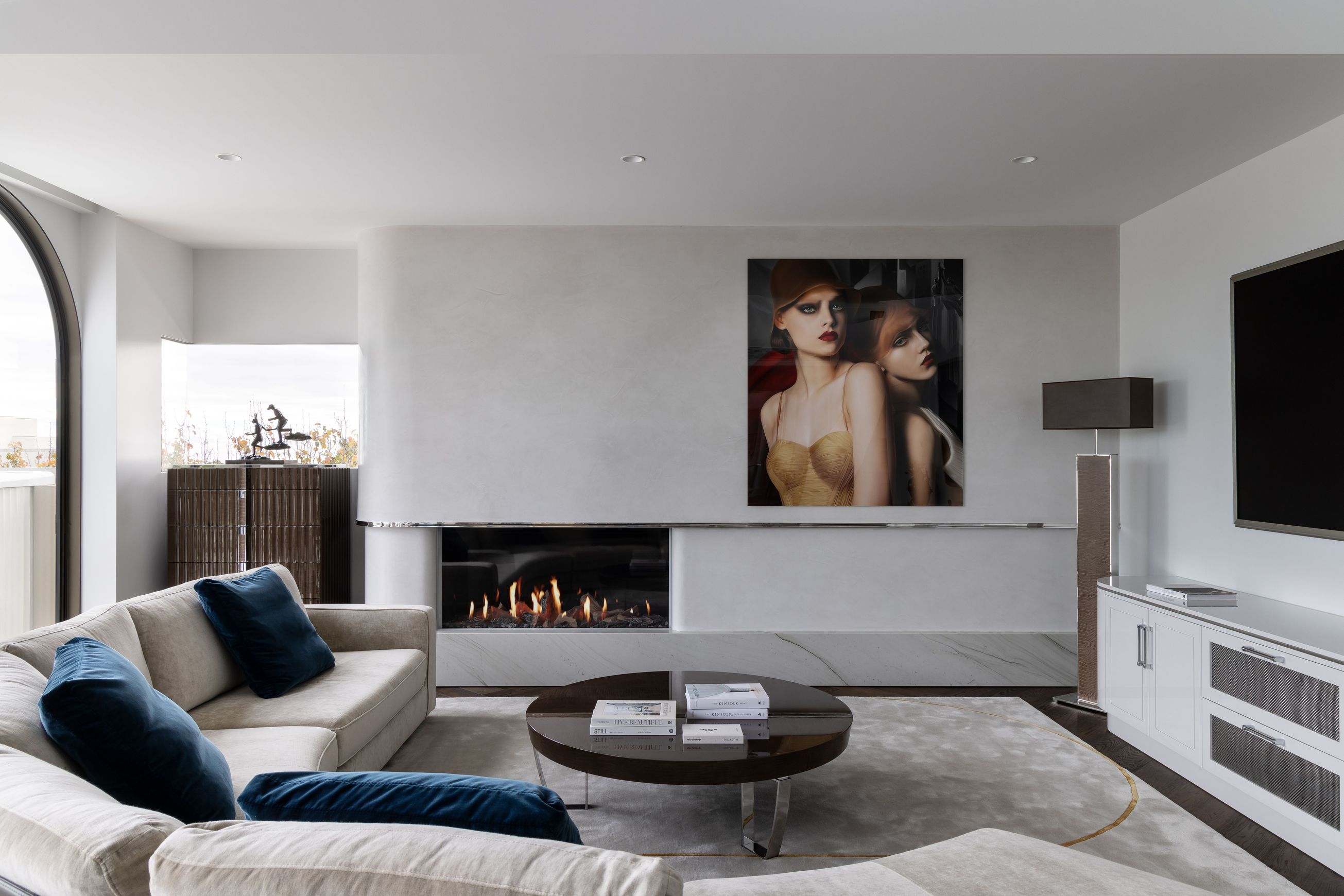 MODE KS1460 Single Sided Gas Fireplace