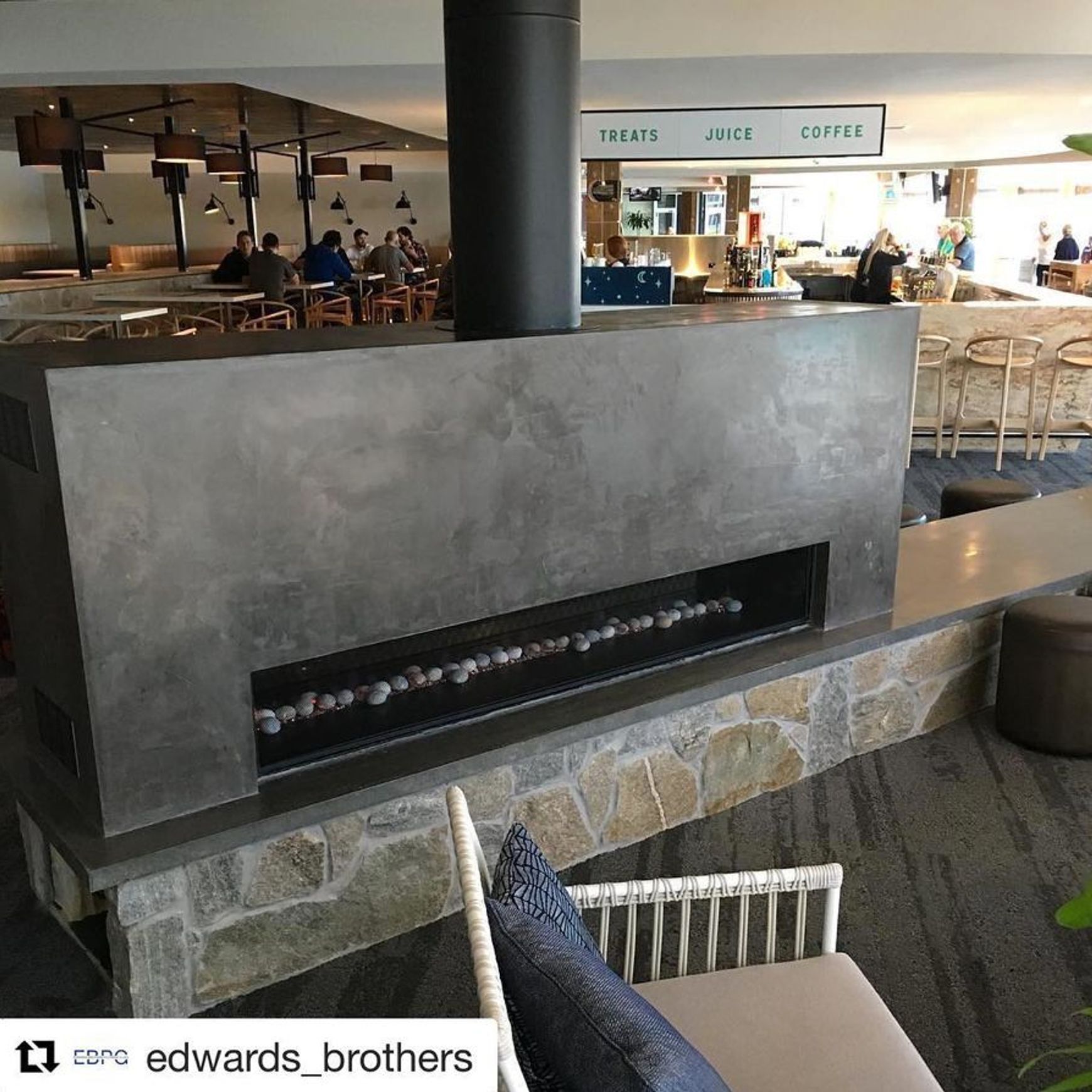 Horizon Lowline Double Sided | Gas Fireplace
