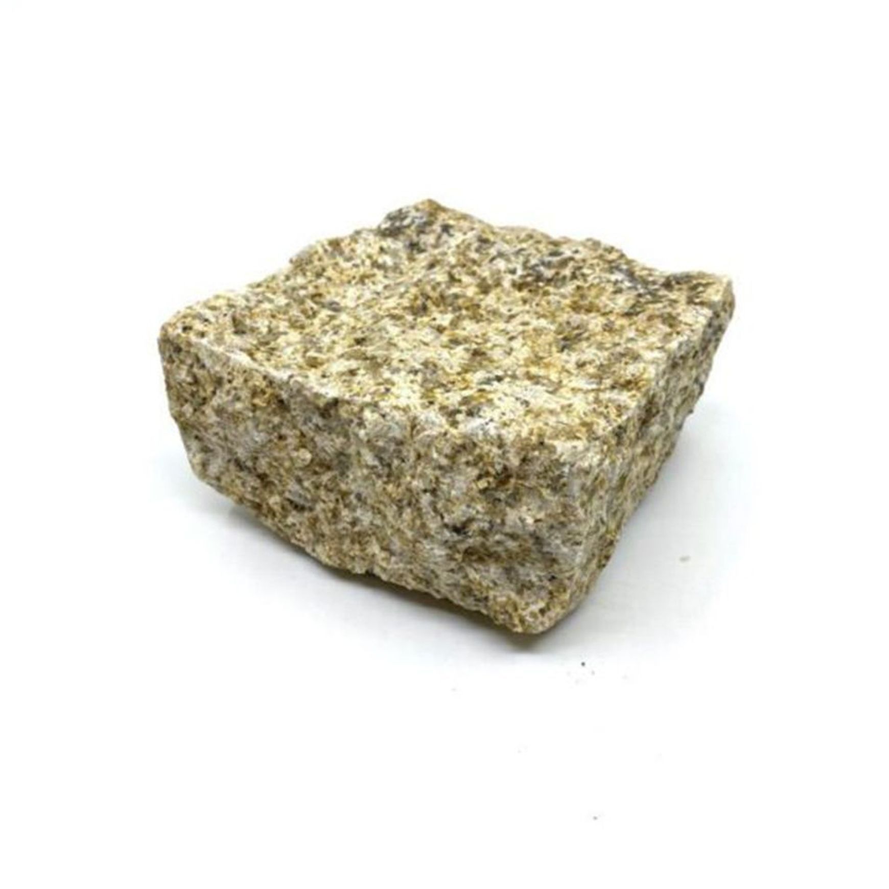 Hand Cut Gold Granite Cobble